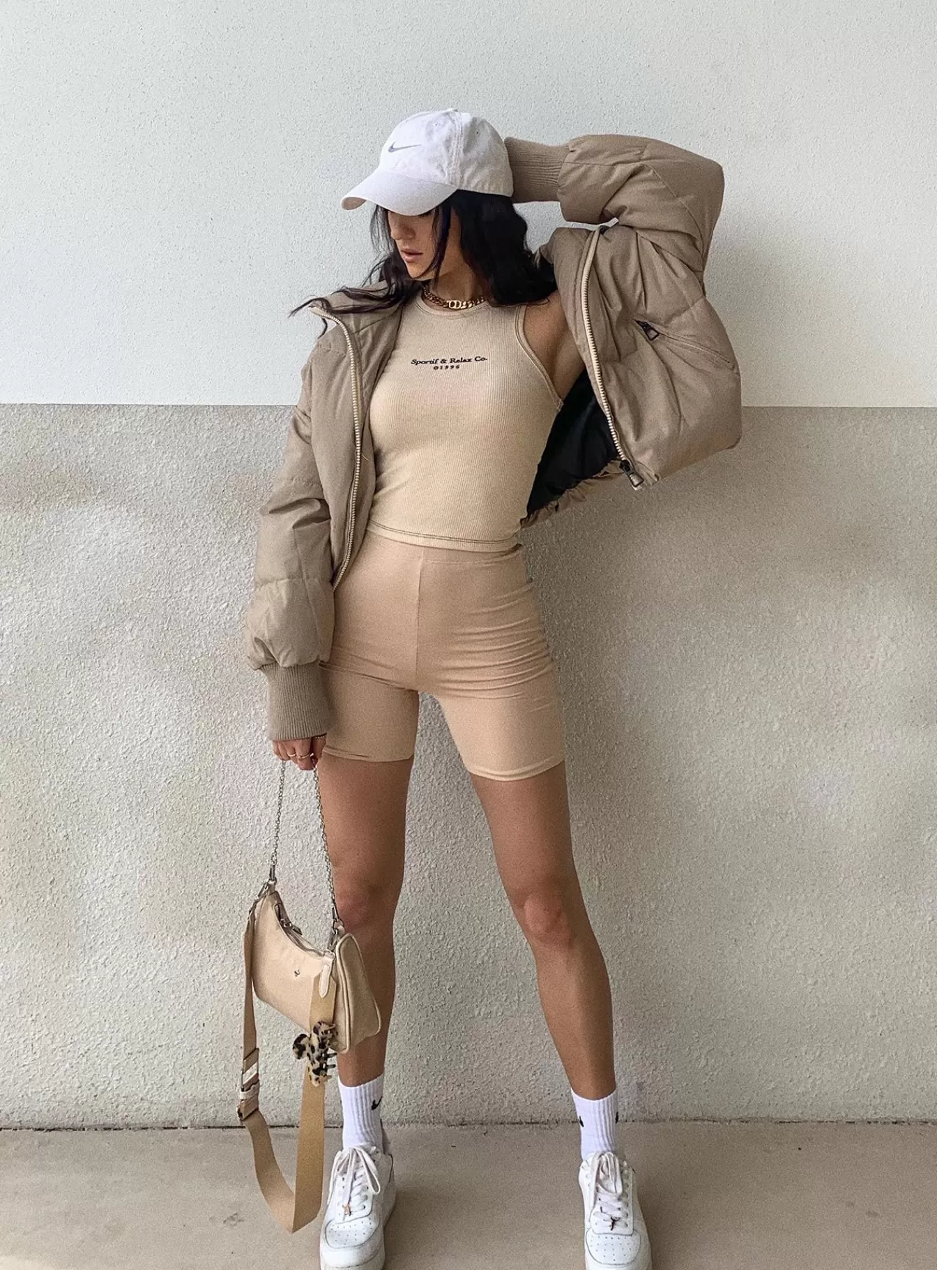 Princess Polly Puffer Jackets | 7Th Avenue Puffer Jacket Beige