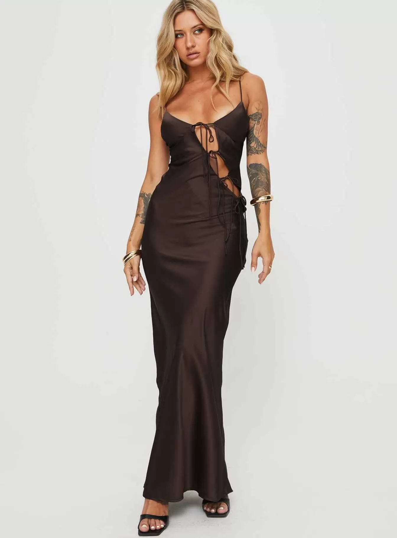 Princess Polly Maxi Dresses | About A Girl Maxi Dress Chocolate