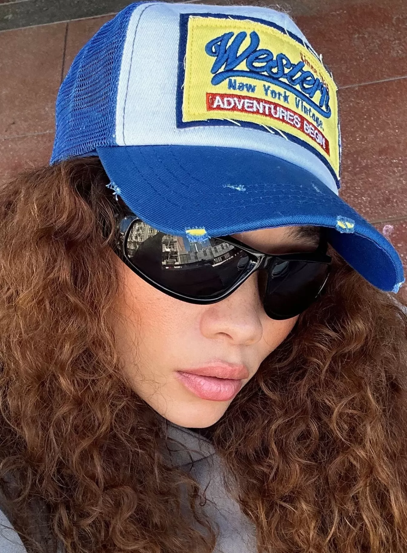 Princess Polly Hats | Adventures Trucker Hat Blue