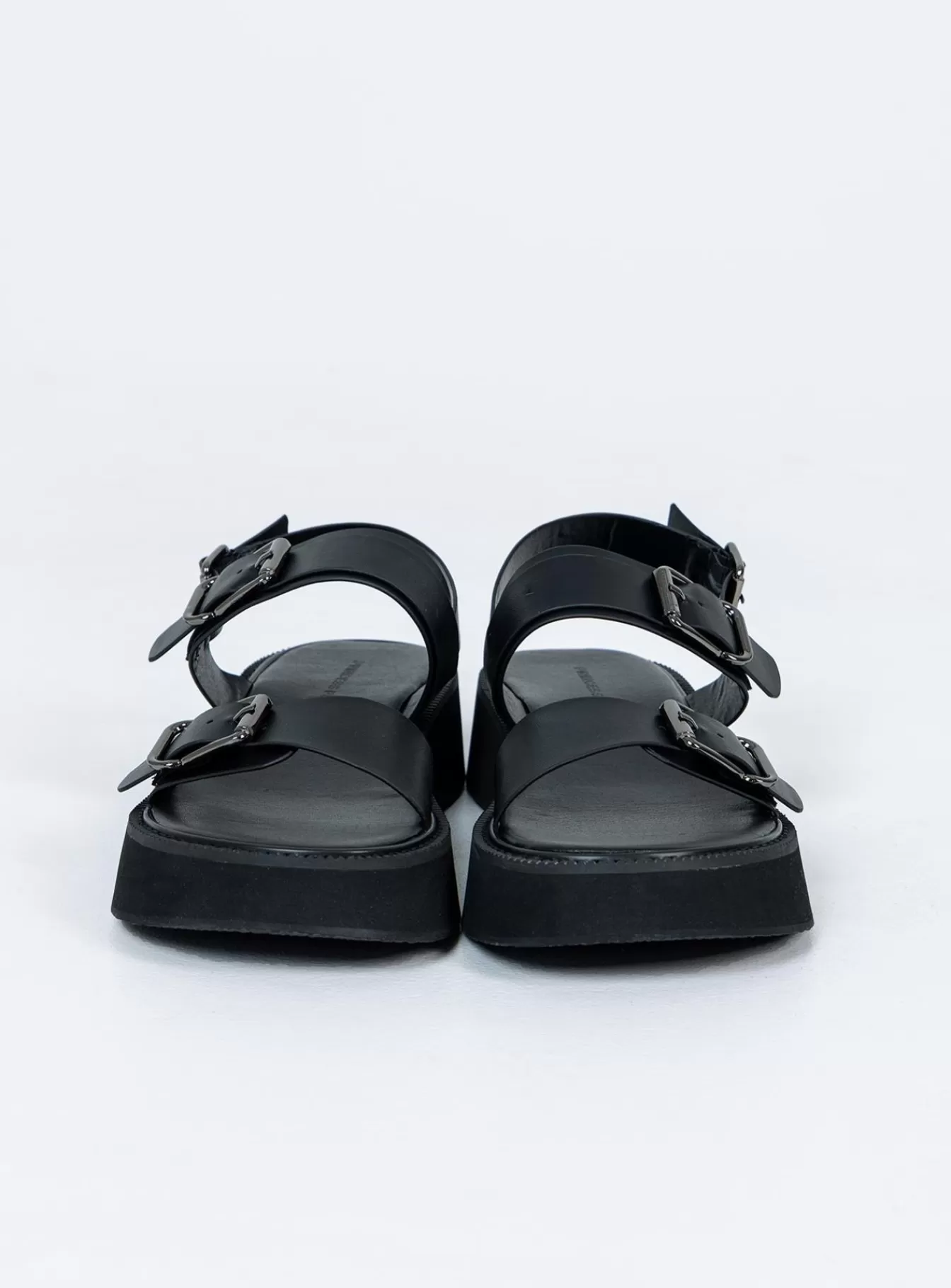 Princess Polly Lower Impact | Aja Sandals Black