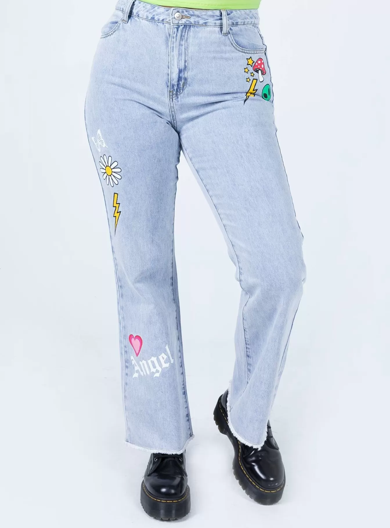Princess Polly Jeans | All The Emotions Jeans Denim