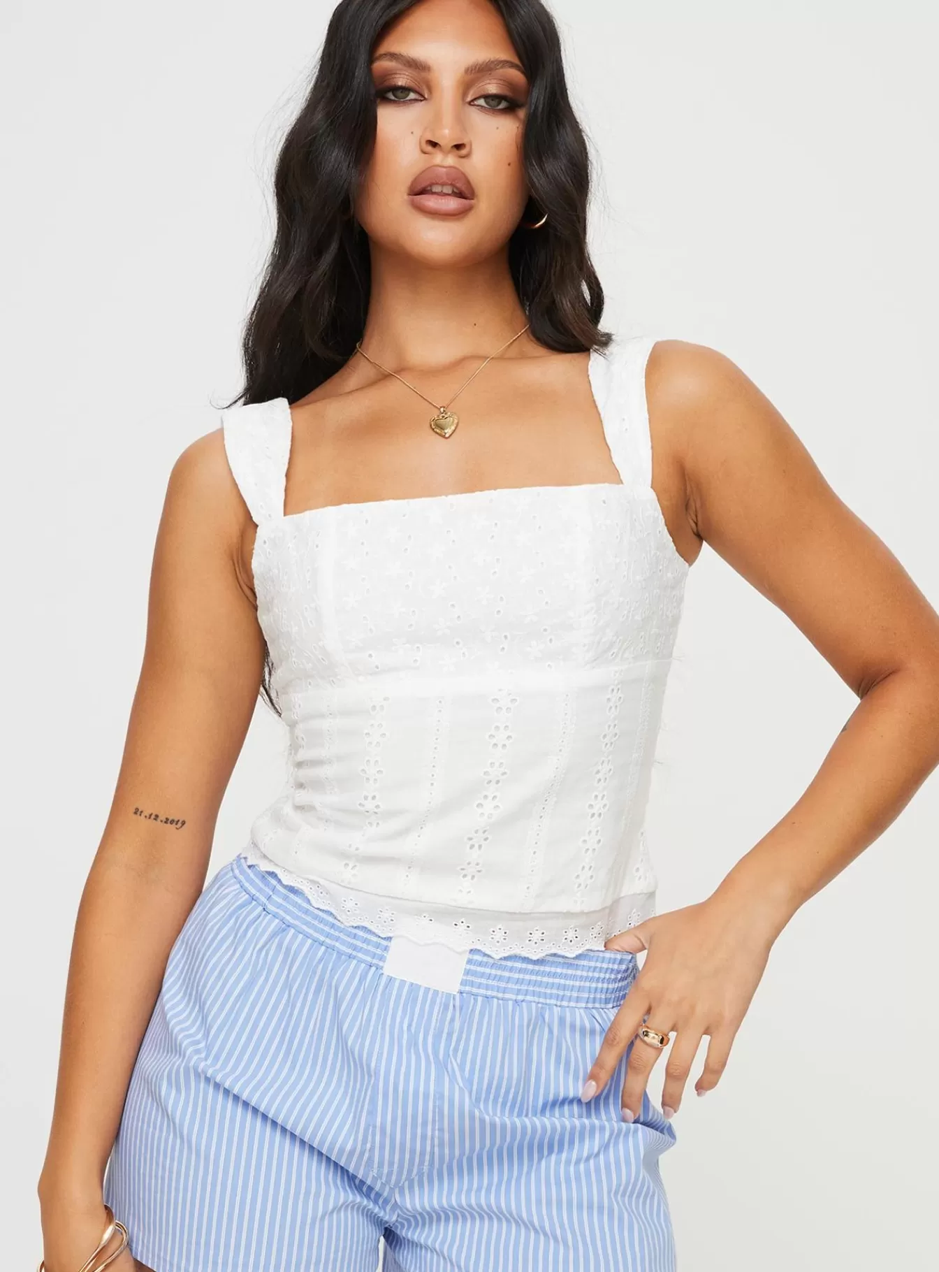 Princess Polly Crop Tops | Allegro Top White