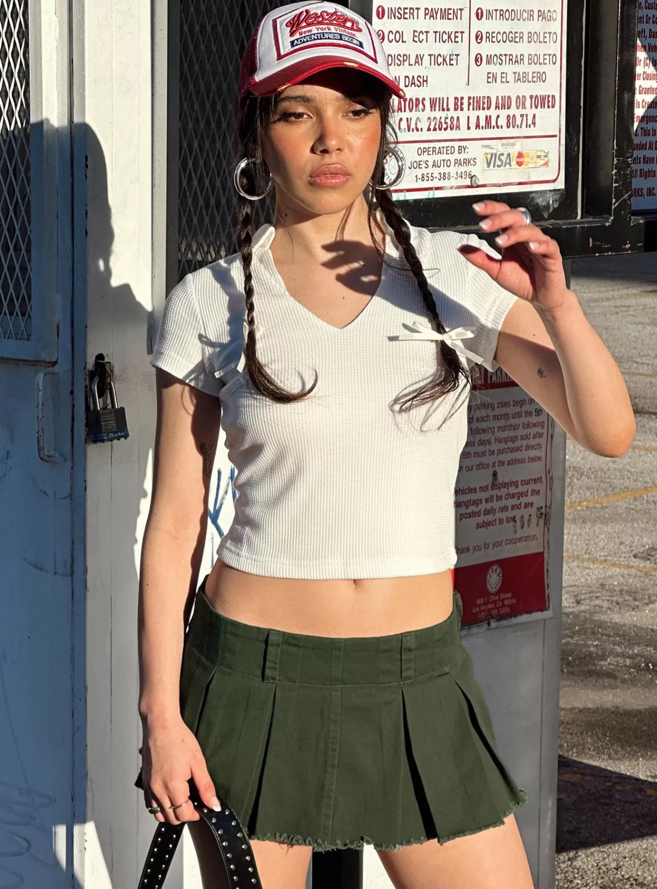 Princess Polly Mini Skirts | Allure 90'S Mini Skort Olive