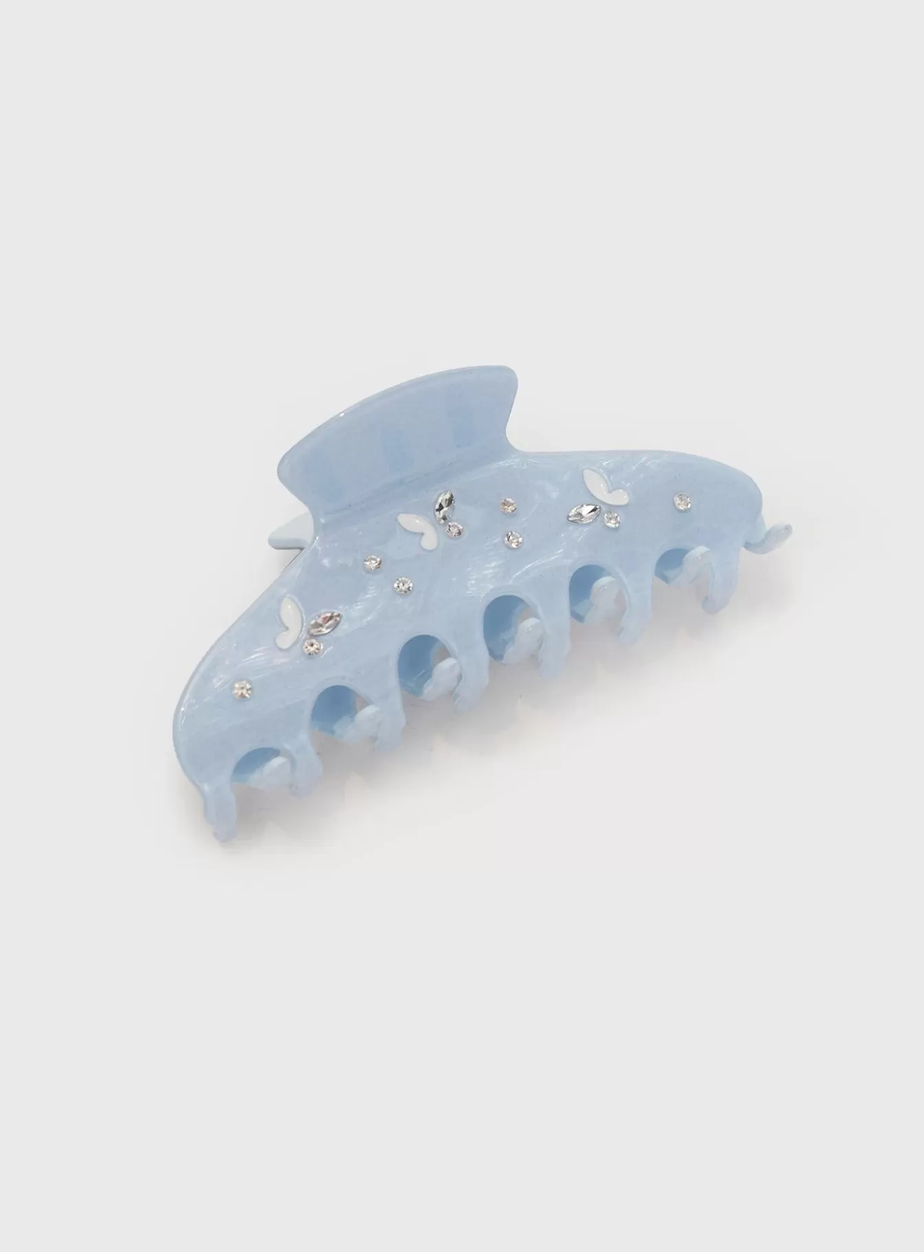 Princess Polly Hair Accessories | Alonzo Butterfly Claw Clip Blue
