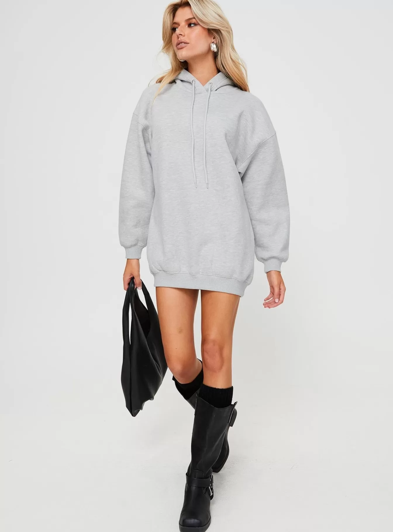 Princess Polly Sweatshirts & Hoodies | Alvon Hooded Sweatshirt Grey