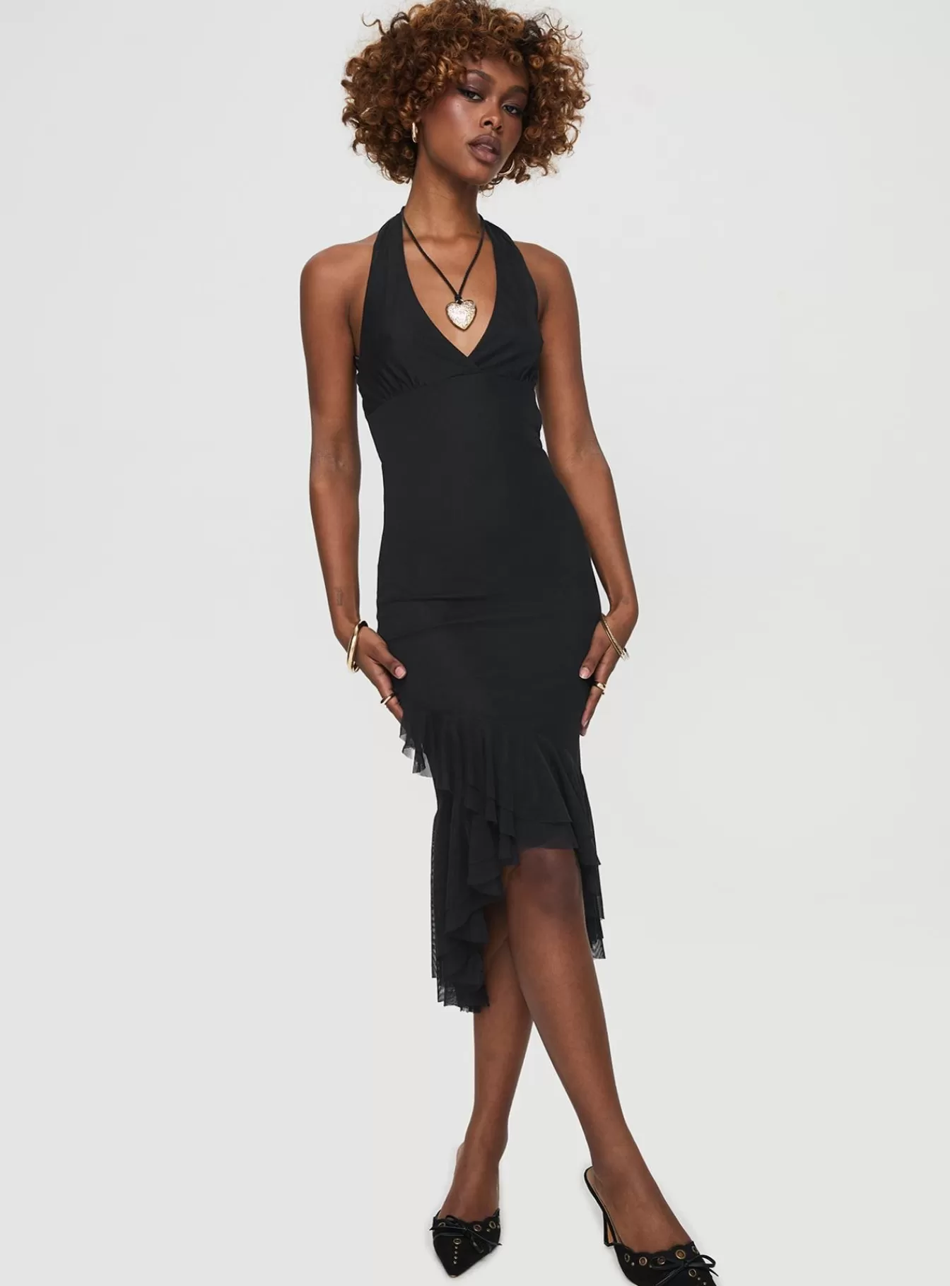 Princess Polly Midi Dresses | Amadeus Midi Dress Black
