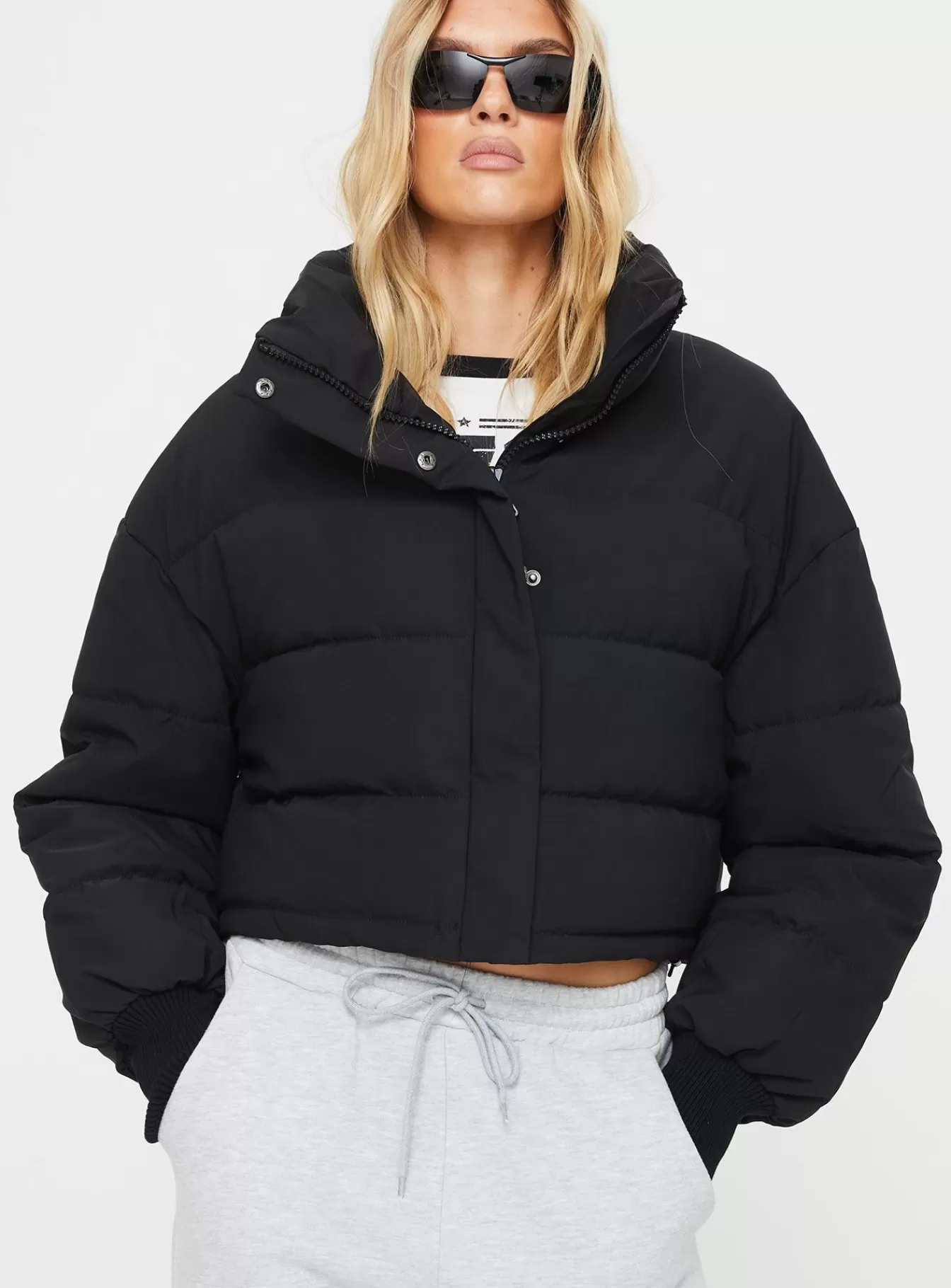 Princess Polly Puffer Jackets | Anakin Puffer Jacket Black