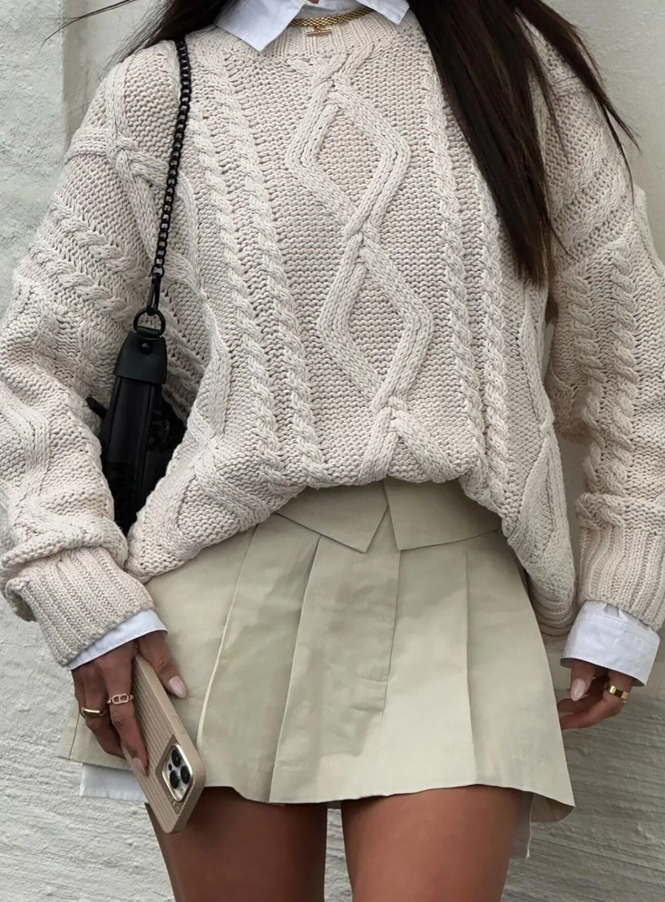 Princess Polly Knitted Sweaters | Anaya Oversized Sweater Beige