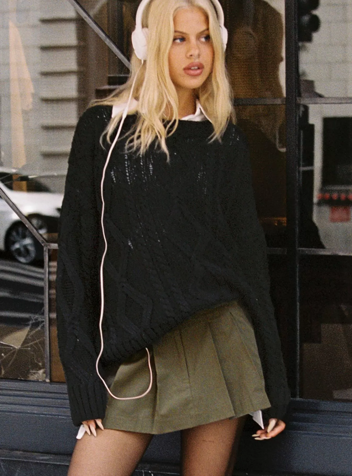 Princess Polly Knitted Sweaters | Anaya Oversized Sweater Black