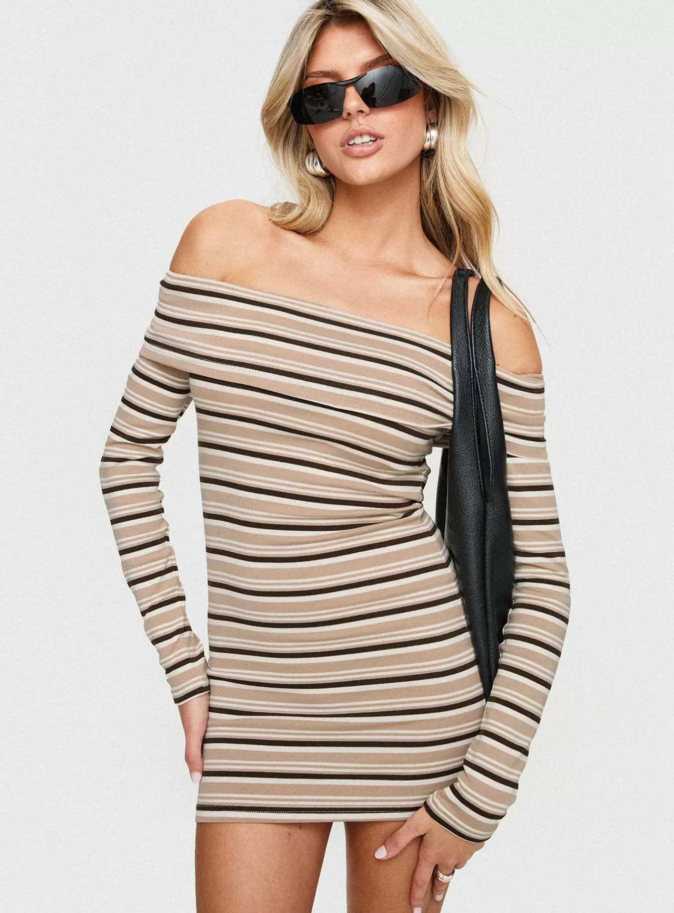 Princess Polly Mini Dresses | Anouk Long Sleeve Mini Dress Multi