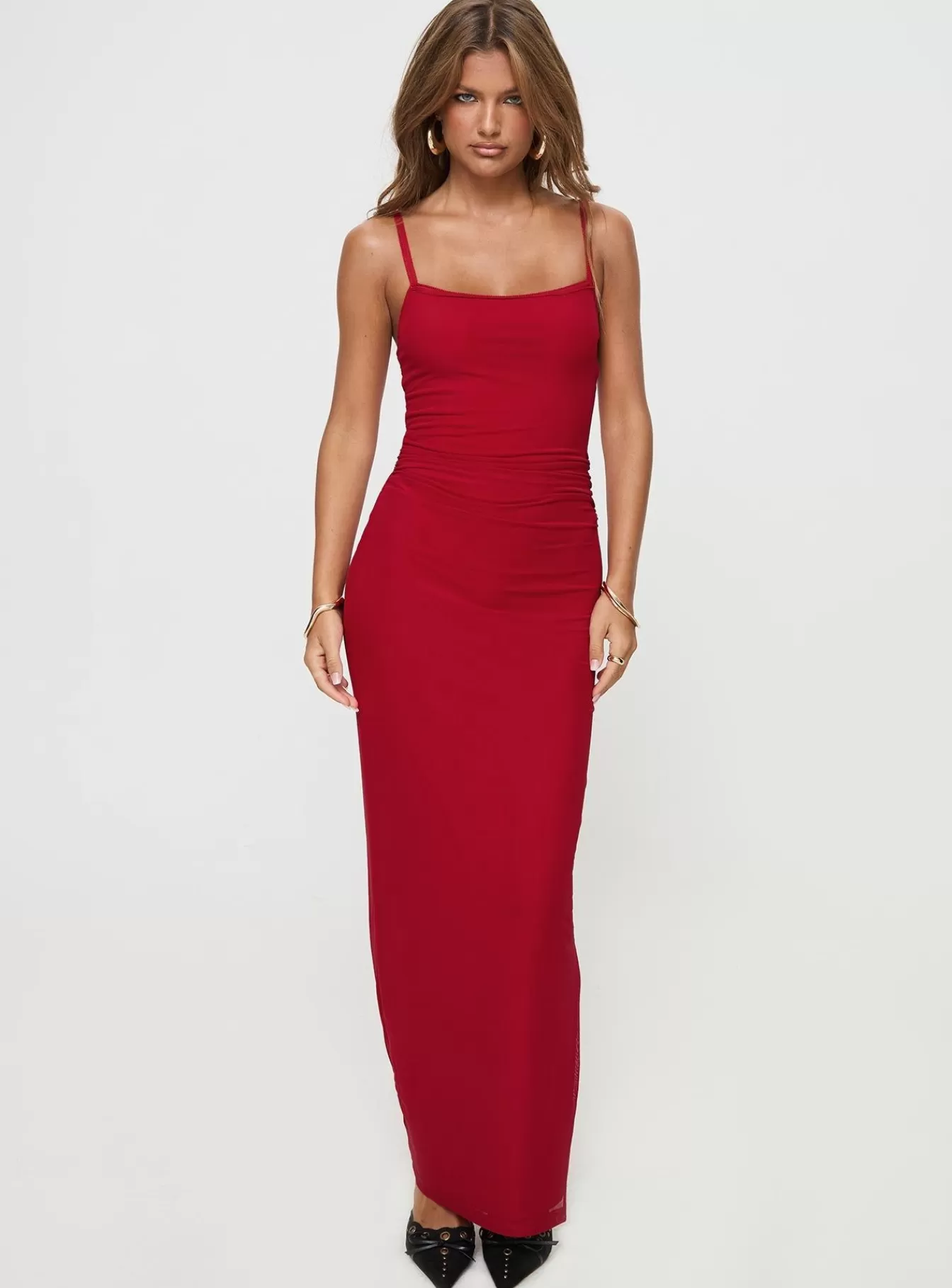 Princess Polly Maxi Dresses | Apolline Maxi Dress Red