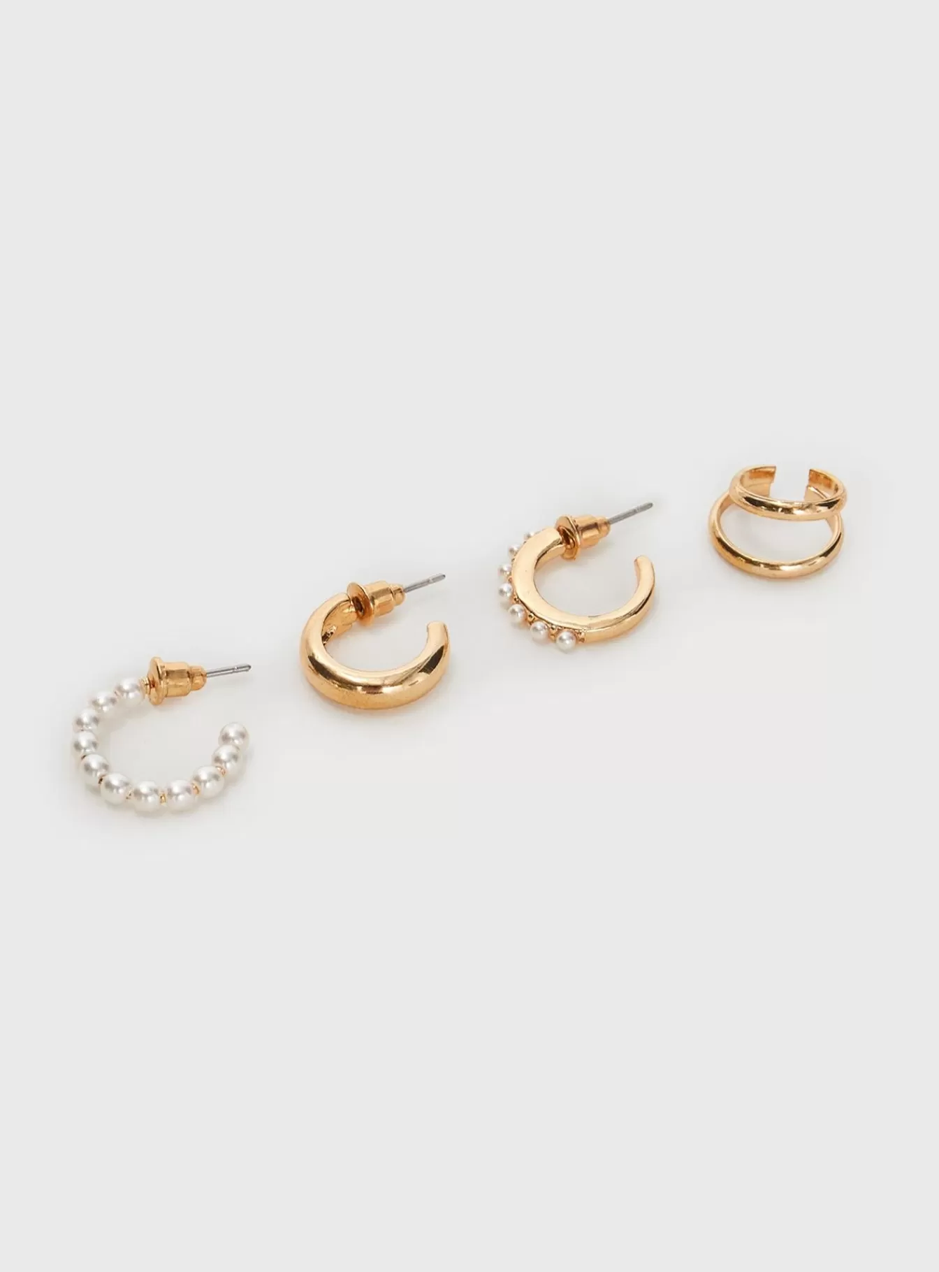 Princess Polly Lower Impact | Aquaria Earring Pack Gold
