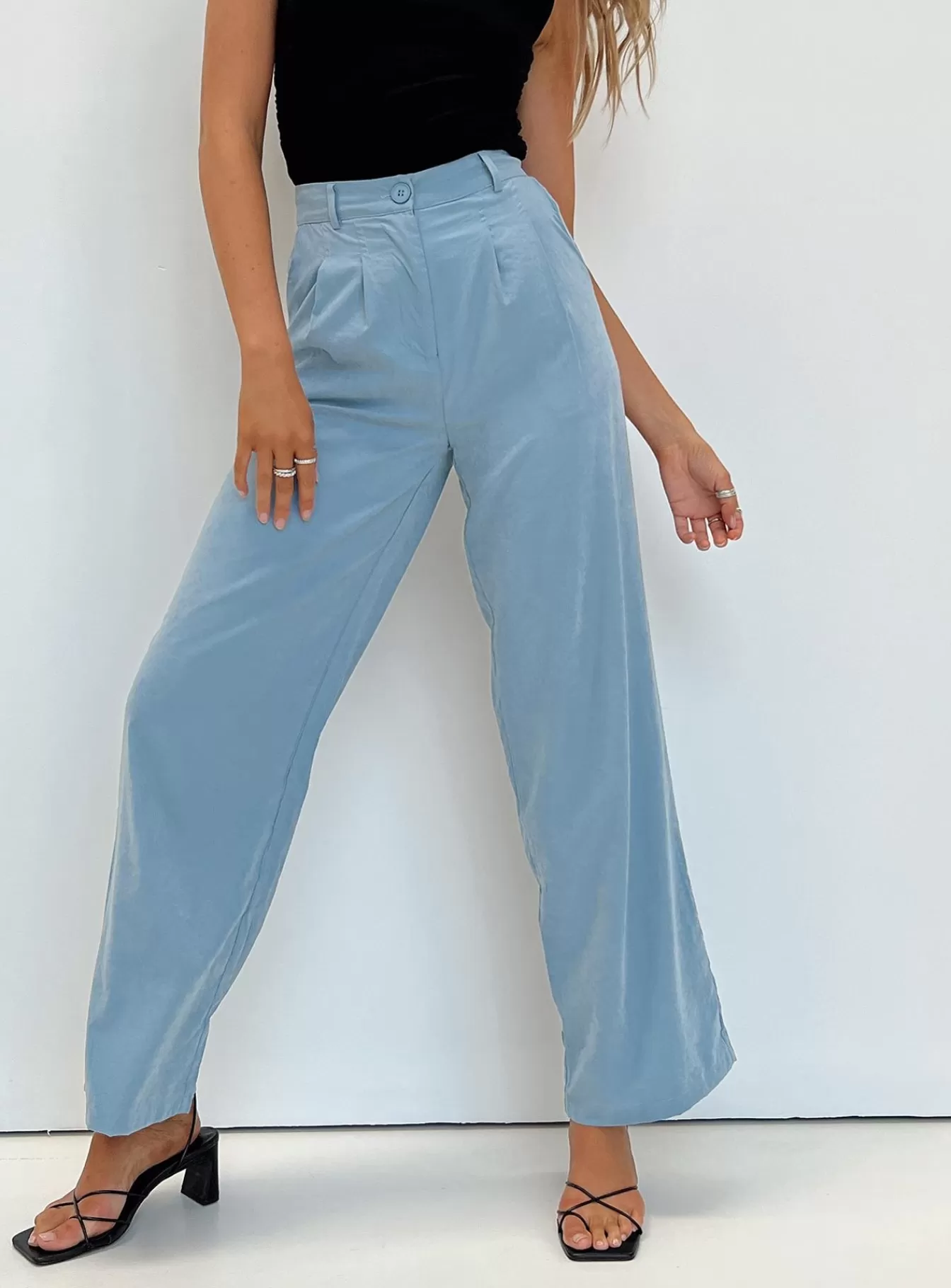 Princess Polly Pants | Archer Pants Dusty Blue