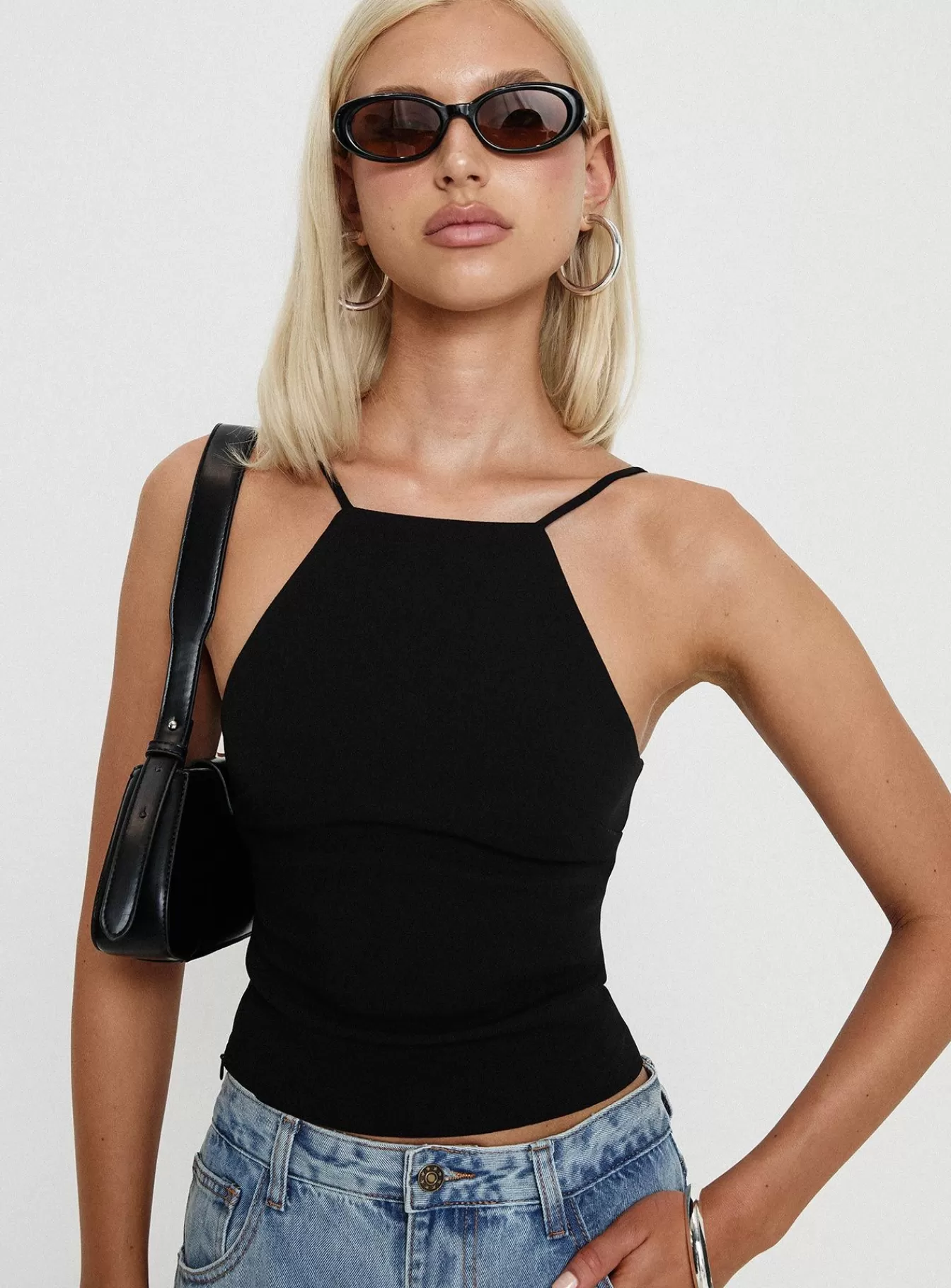 Princess Polly Casual Tops | Arianwen Top Black