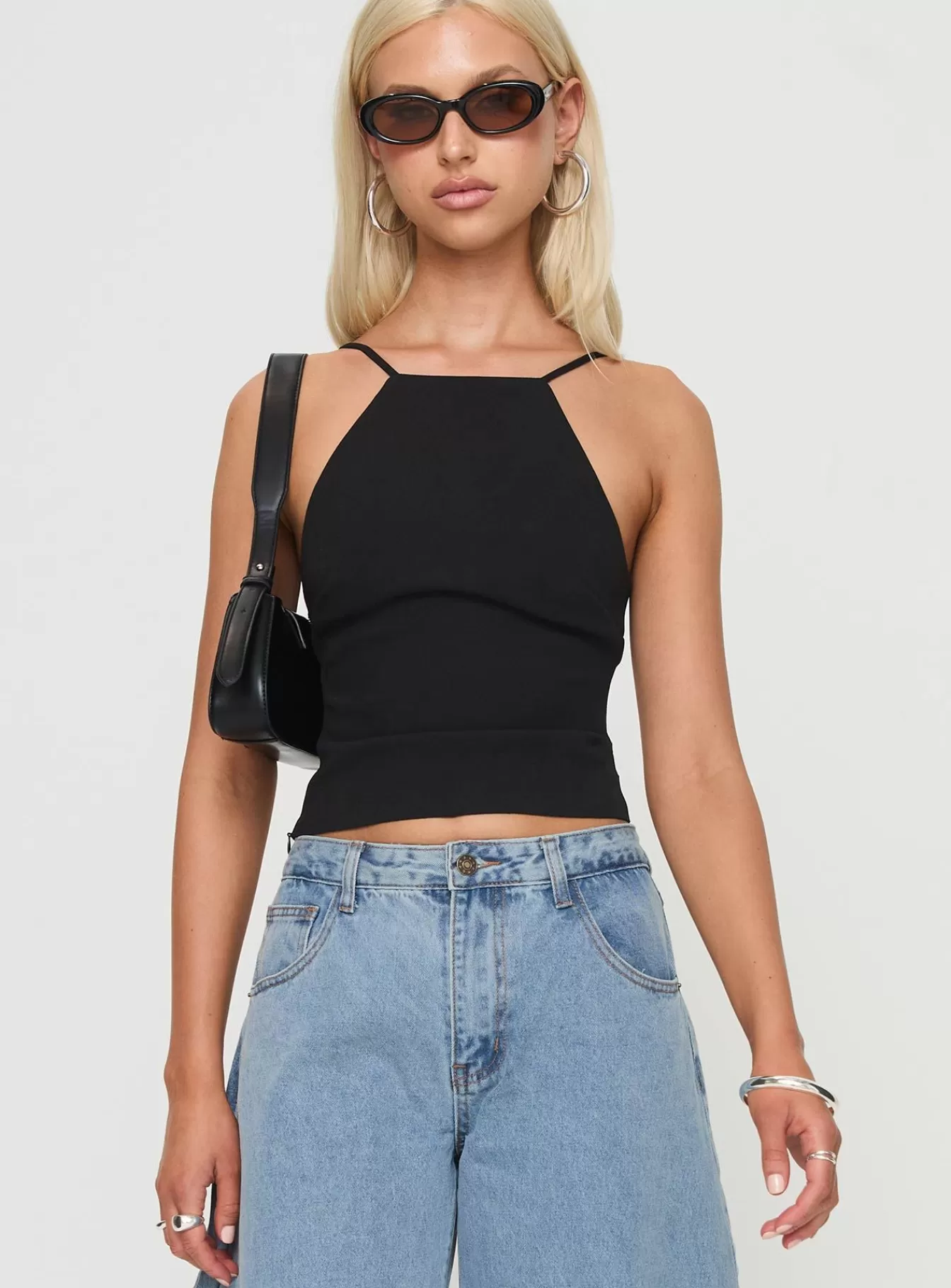 Princess Polly Casual Tops | Arianwen Top Black