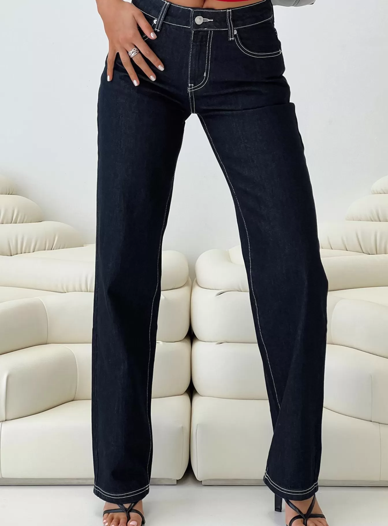 Princess Polly Jeans | Arna Jeans Indigo Denim