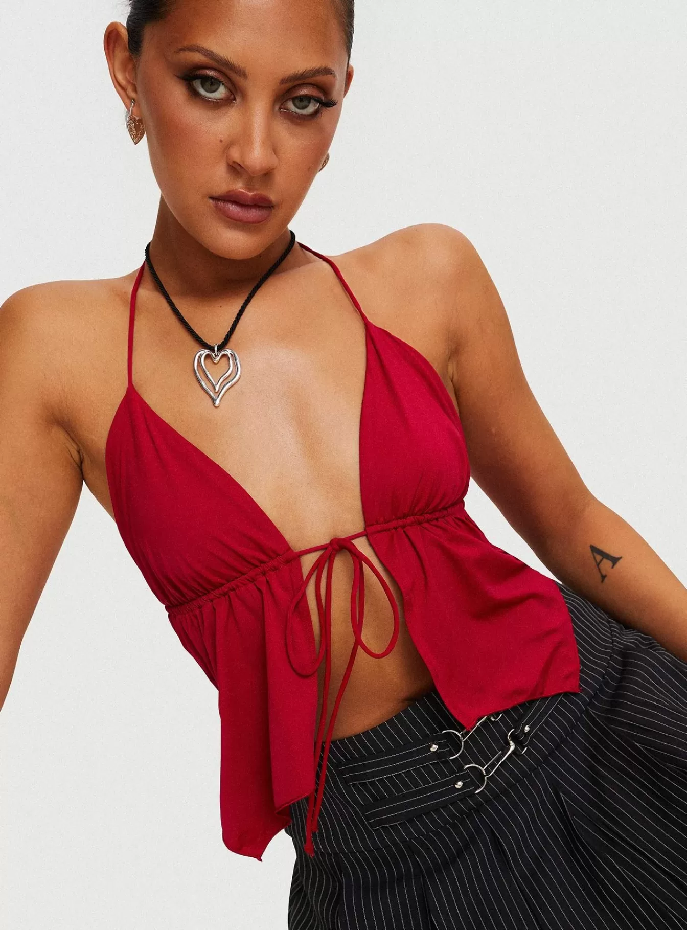 Princess Polly Casual Tops | Ashie Top Red