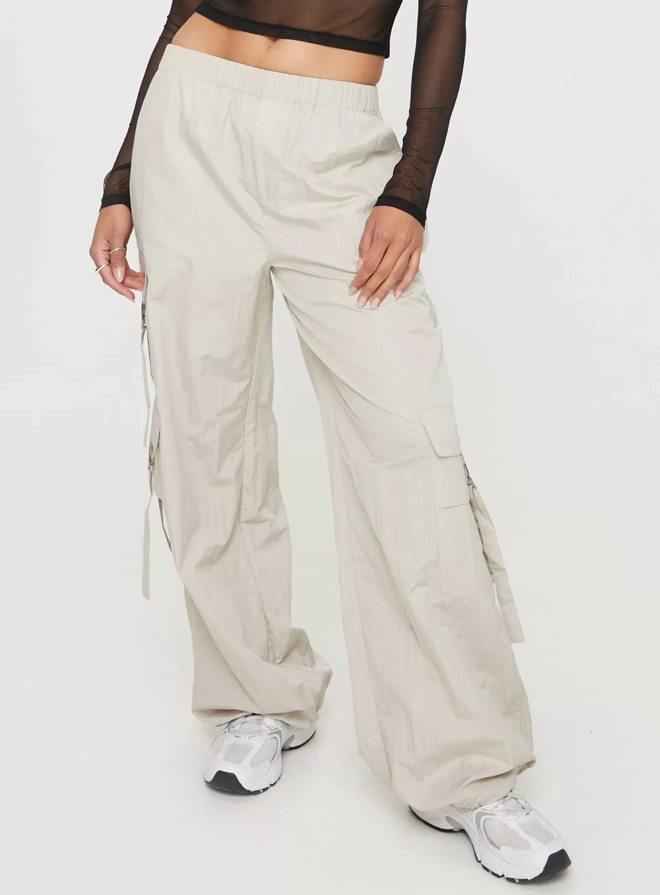 Princess Polly Pants | Astoria Cargo Pants Grey