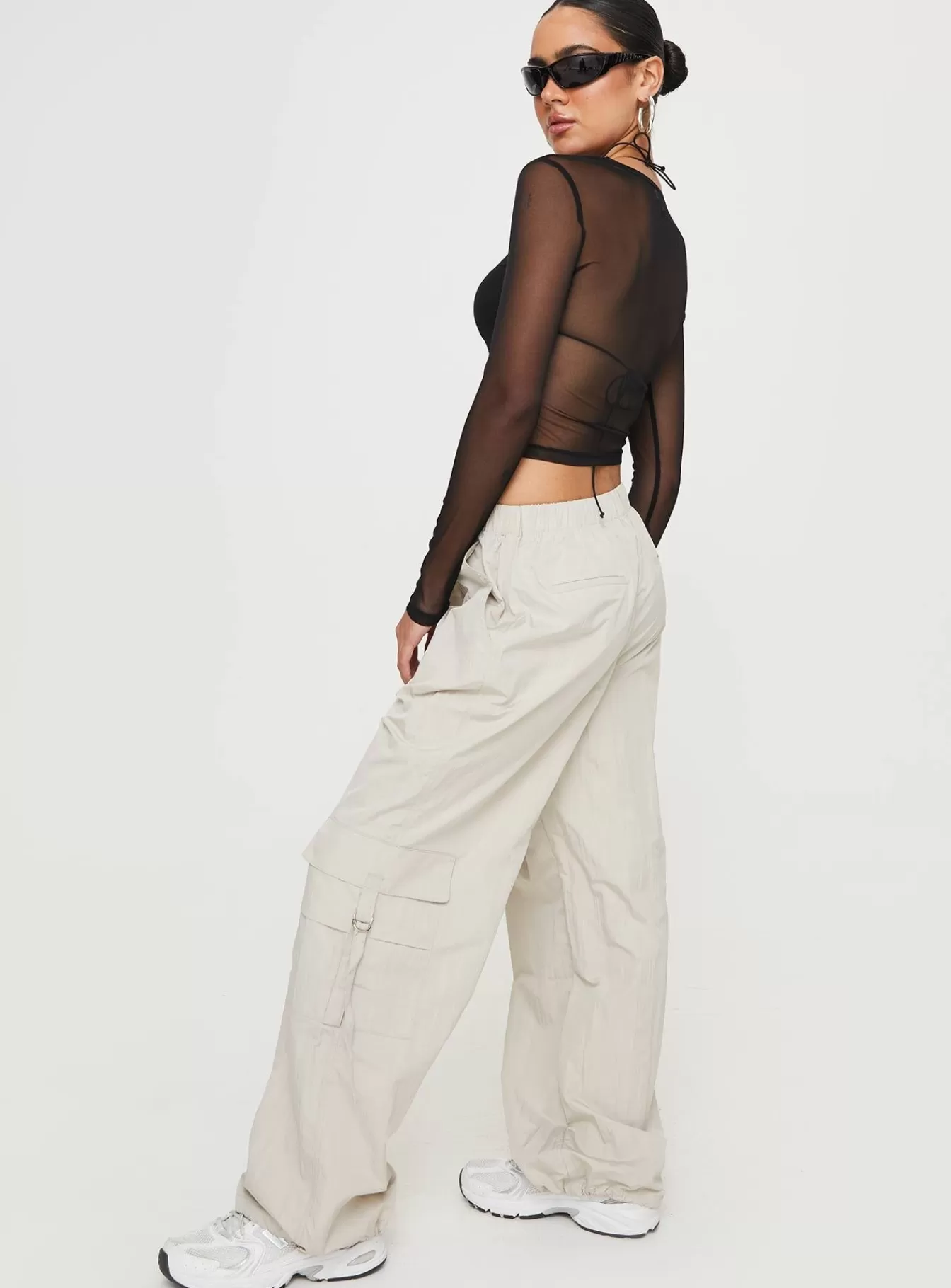 Princess Polly Pants | Astoria Cargo Pants Grey