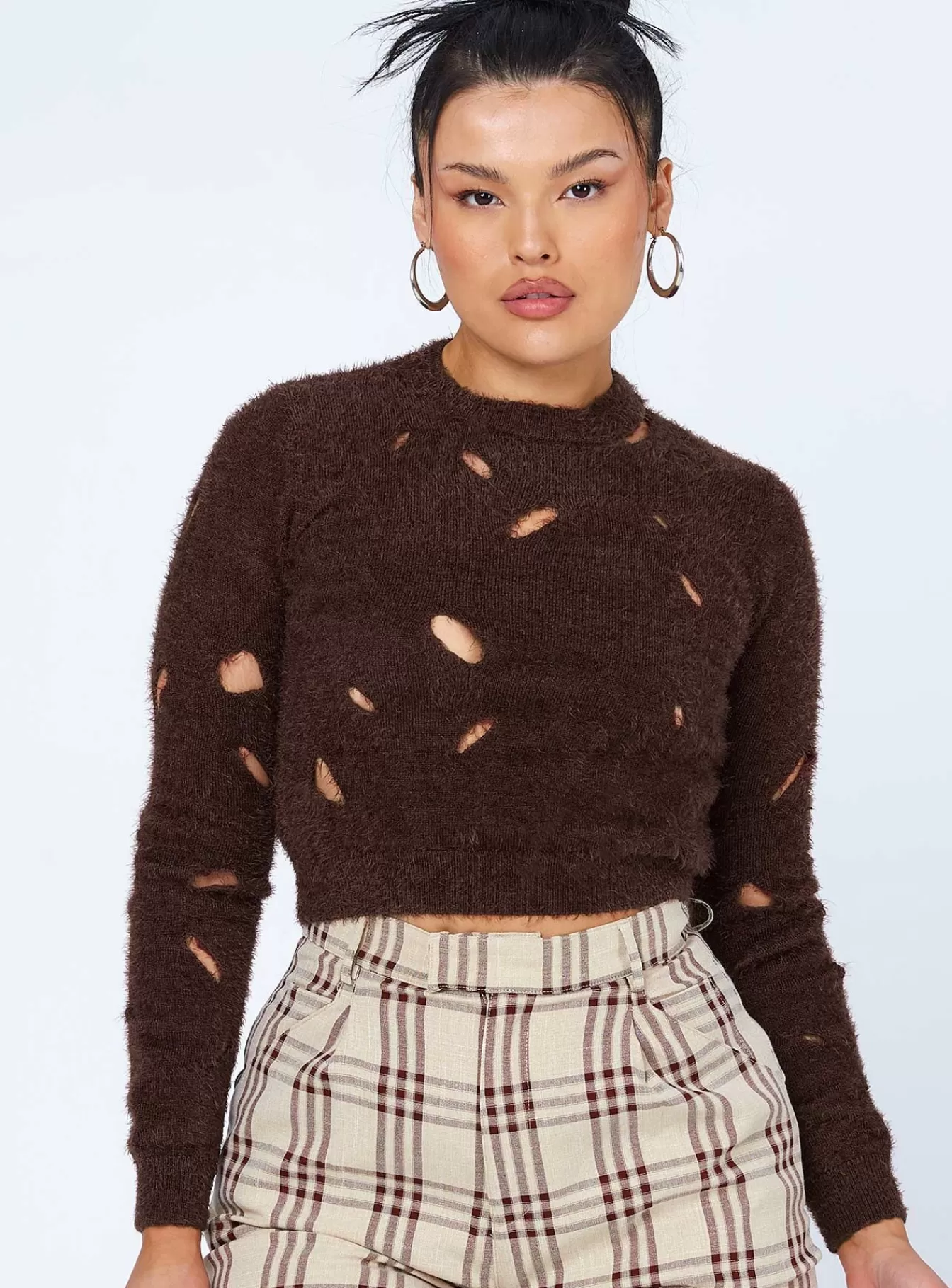 Princess Polly Knitted Sweaters | Astrella Sweater/Jumper Brown