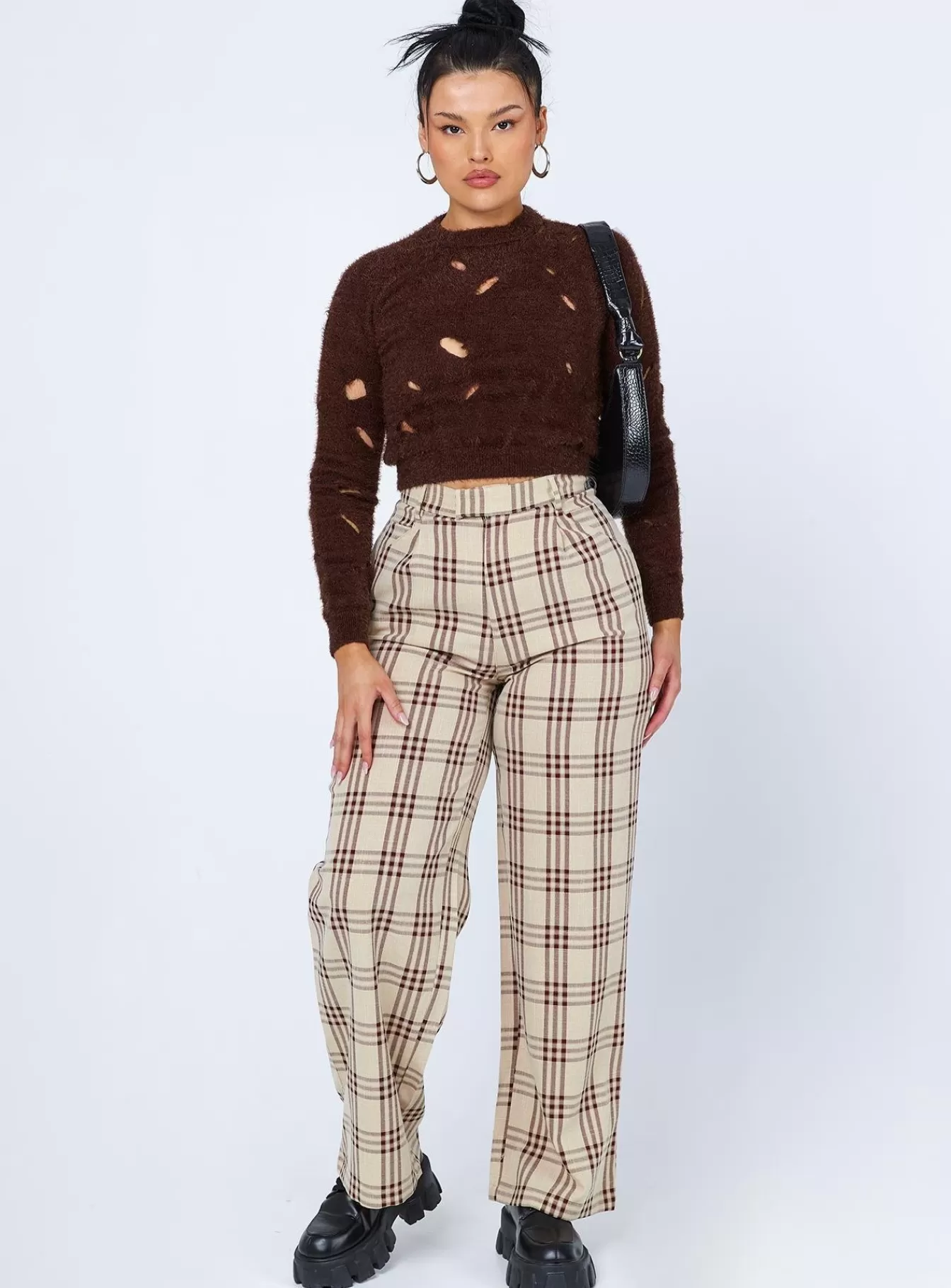 Princess Polly Knitted Sweaters | Astrella Sweater/Jumper Brown
