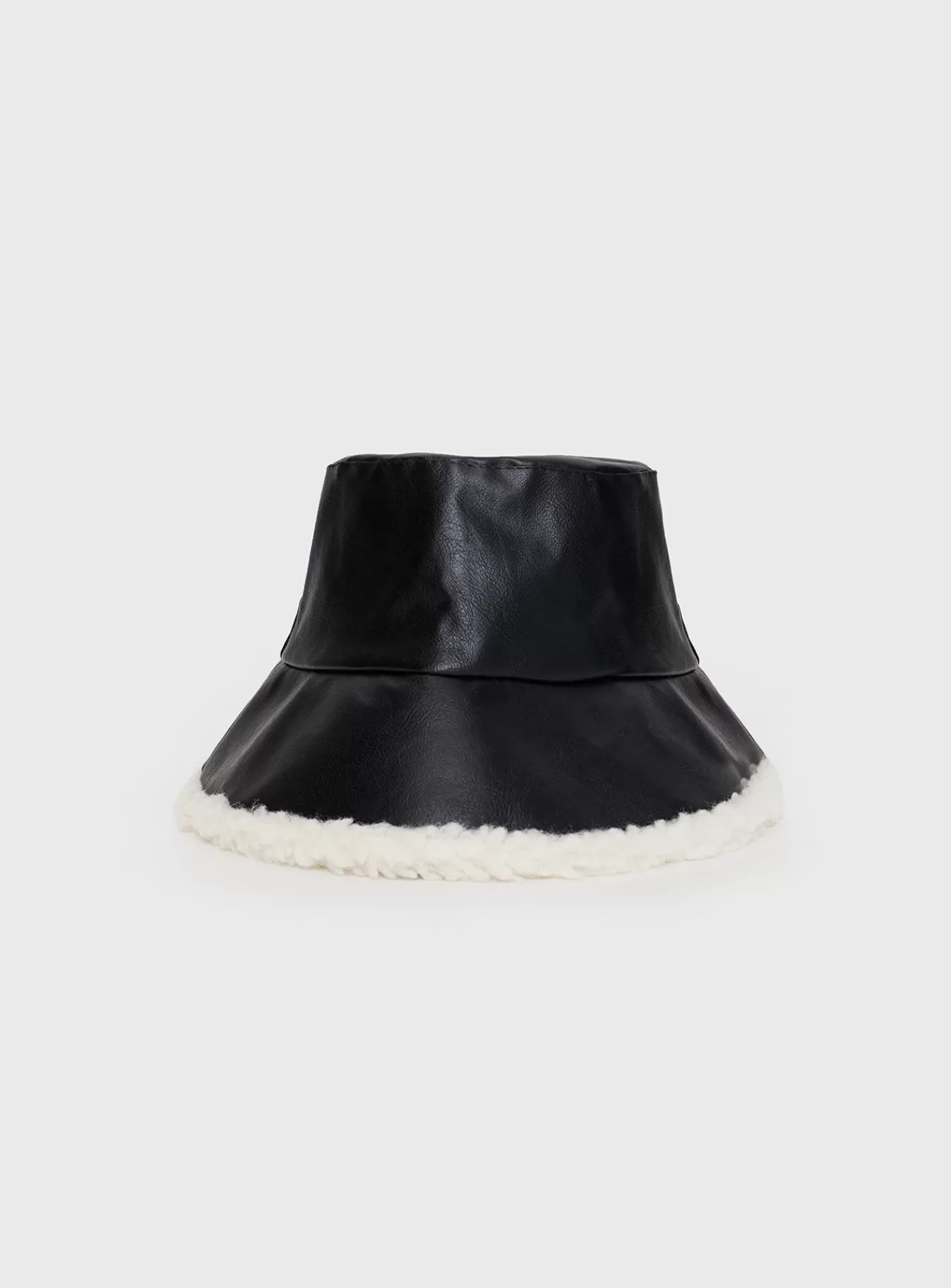 Princess Polly Hats | Au Revoir Faux Leather Hat Black