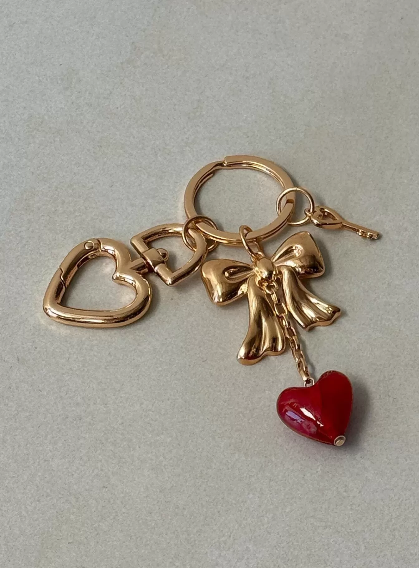 Princess Polly Lower Impact | Aurelio Pendant Keyring Gold