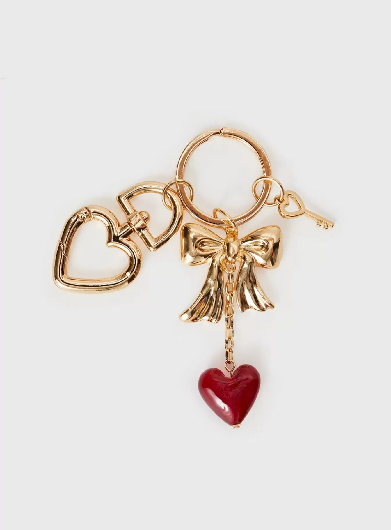Princess Polly Lower Impact | Aurelio Pendant Keyring Gold