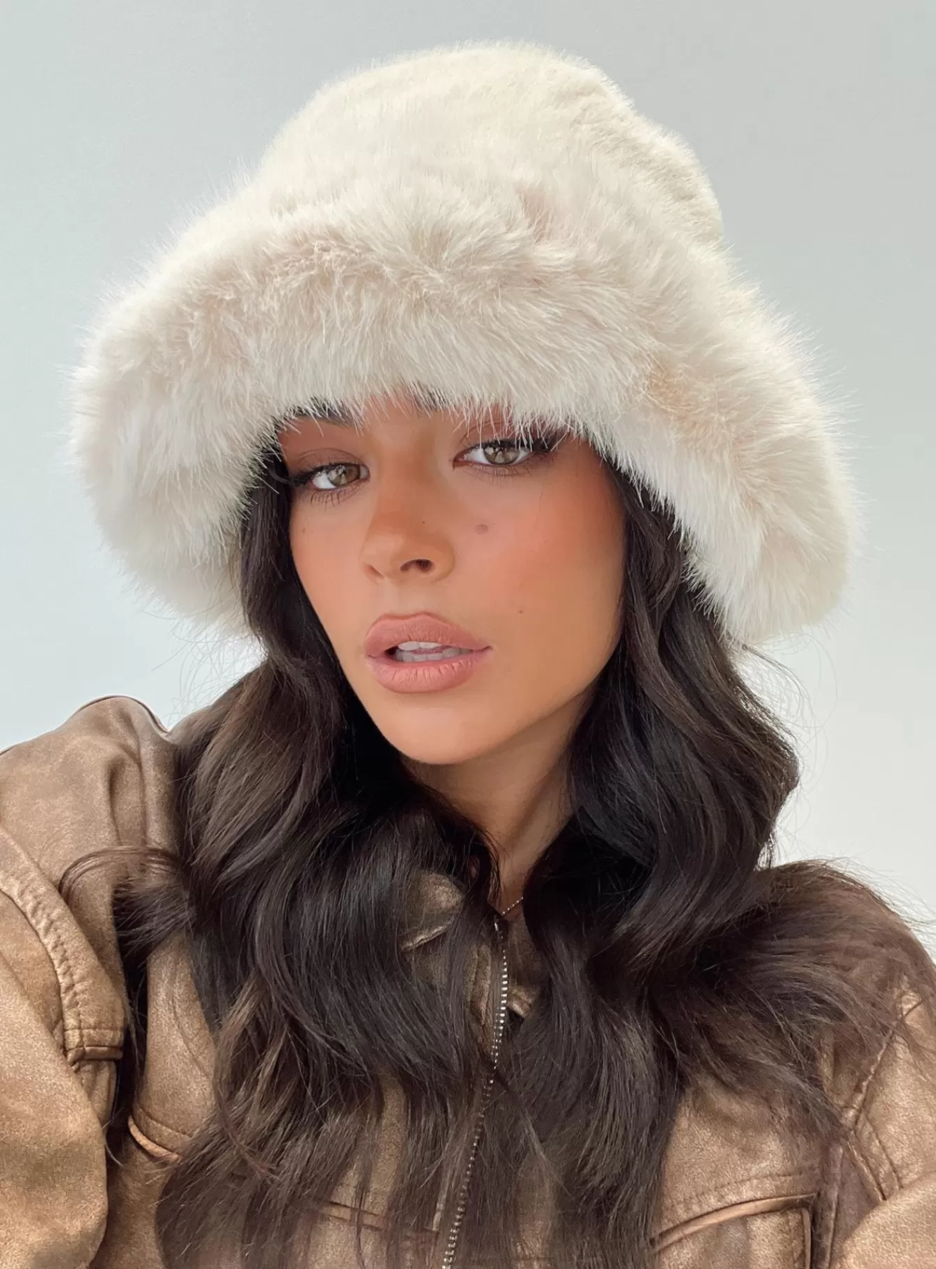 Princess Polly Hats | Avaah Fluffy Hat Cream