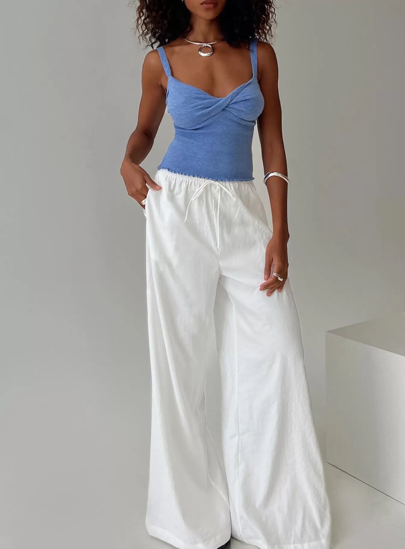 Princess Polly Pants | Barbieri Pants White