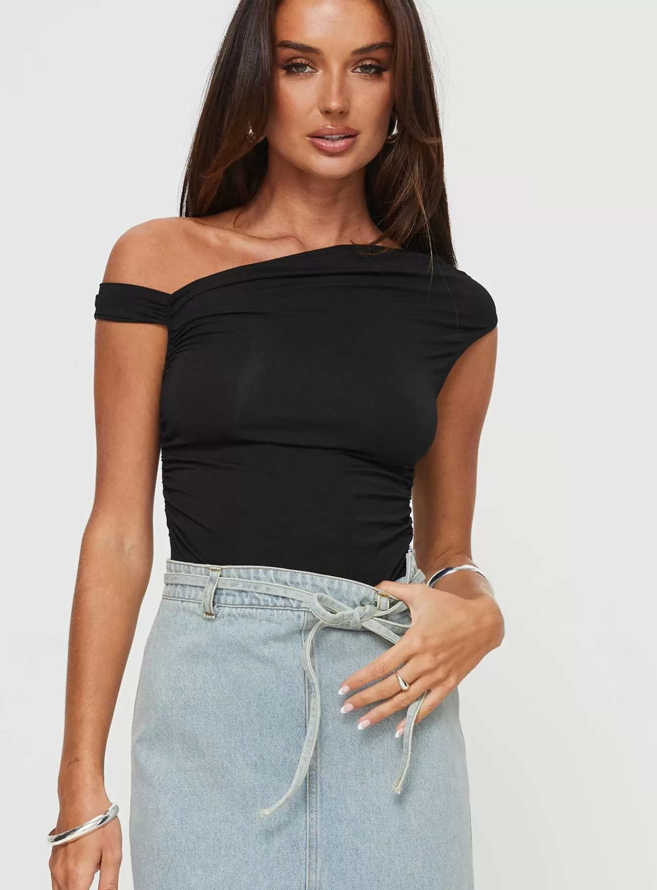 Princess Polly Bodysuits | Beller Bodysuit Black