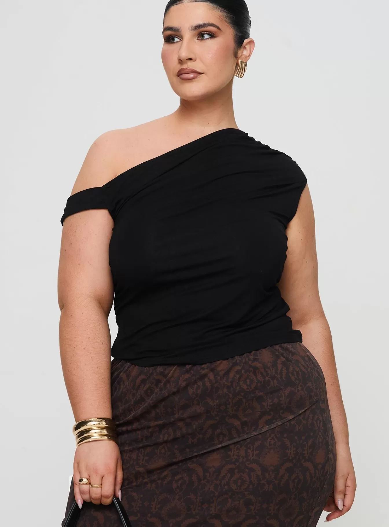 Princess Polly Casual Tops | Beller Top Curve Black