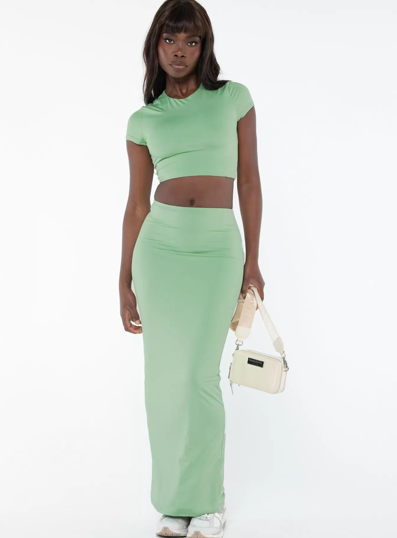 Princess Polly Crop Tops | Belsie Set Sage