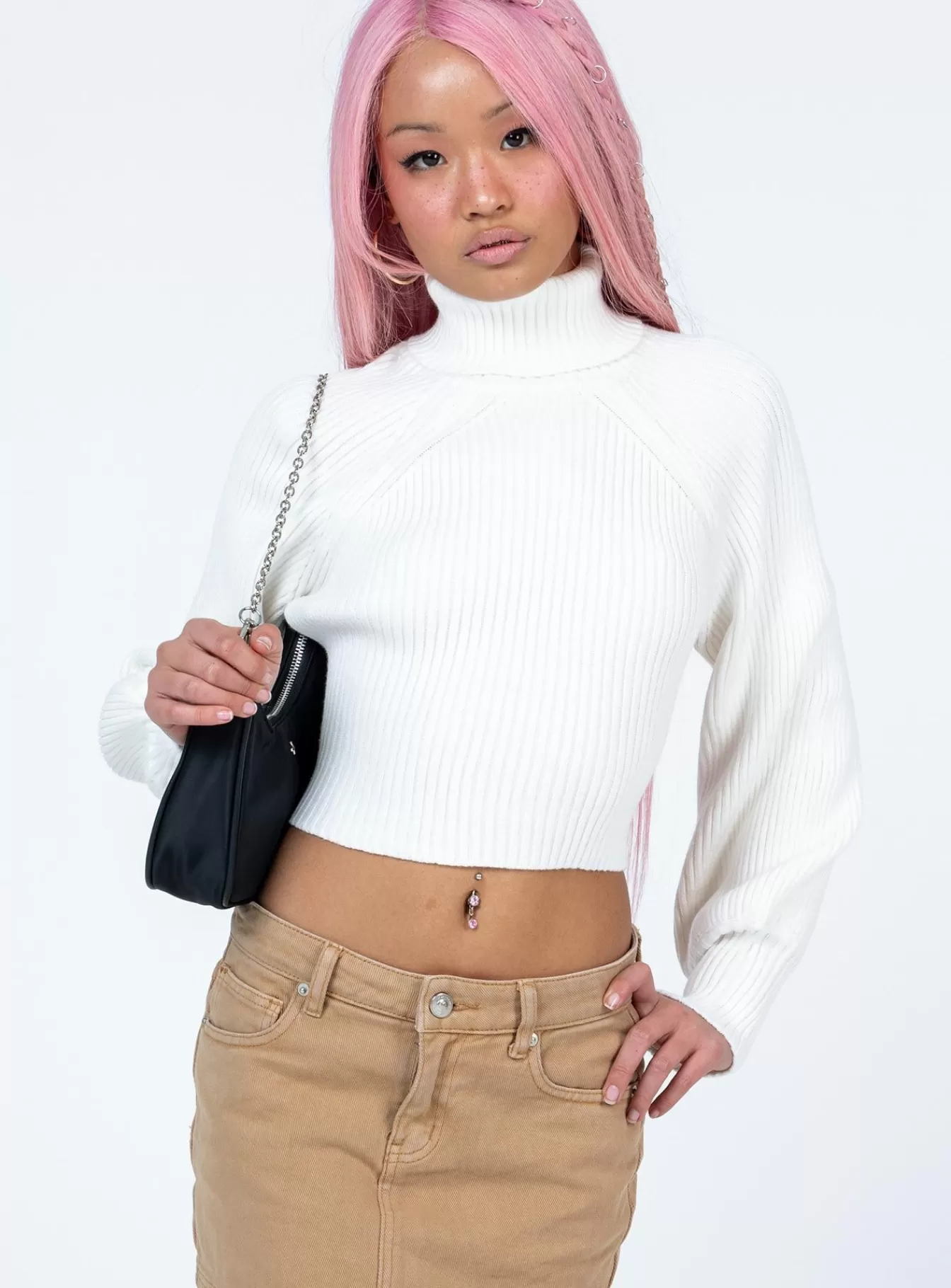 Princess Polly Knitted Sweaters | Bernadette Sweater White