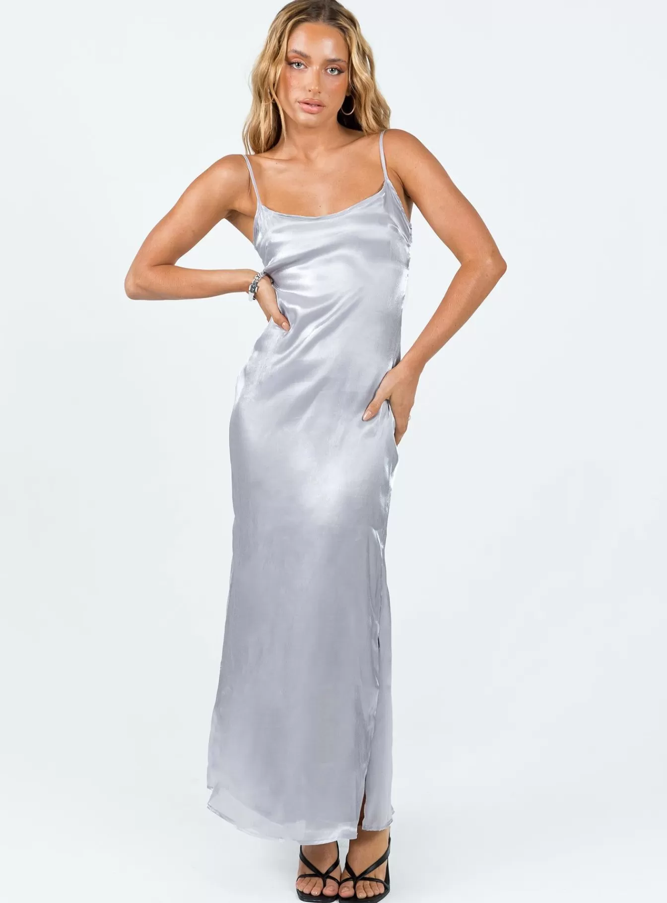 Princess Polly Maxi Dresses | Beryl Maxi Dress Silver