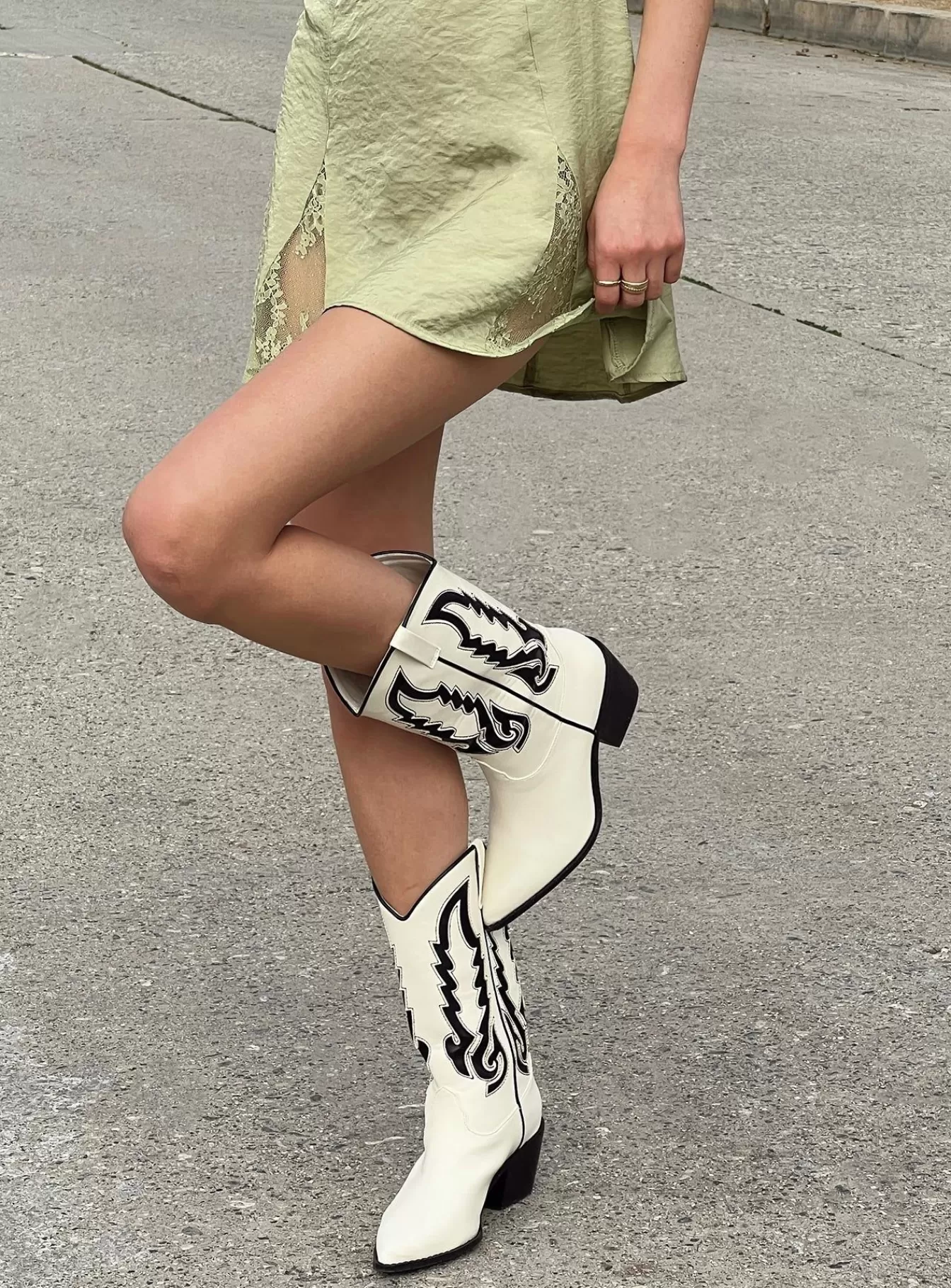 Princess Polly Boots | Billini Norva Boots Bone / Black
