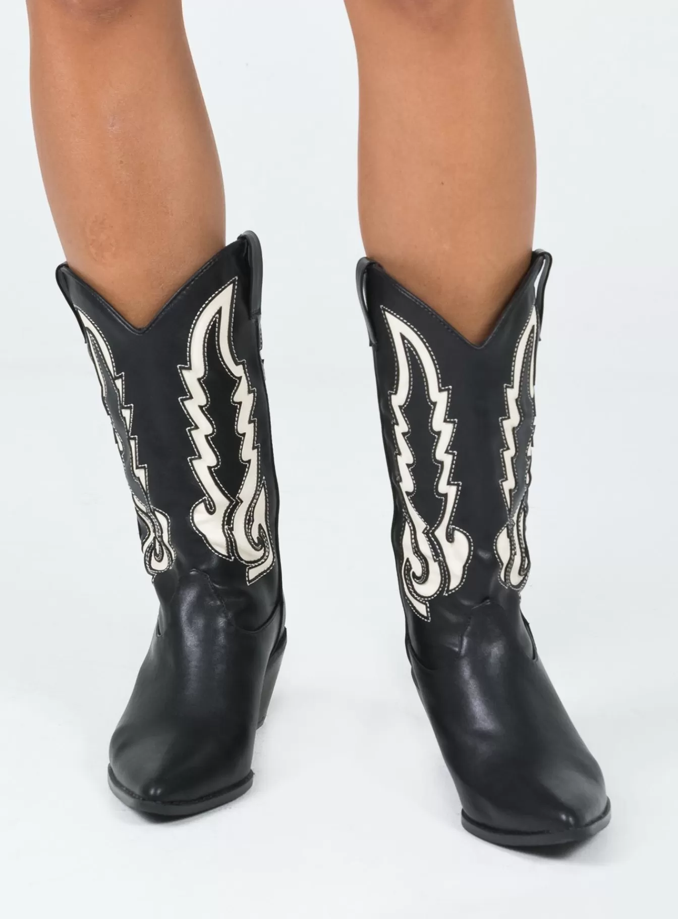 Princess Polly Boots | Billini Norva Boots Black / Bone