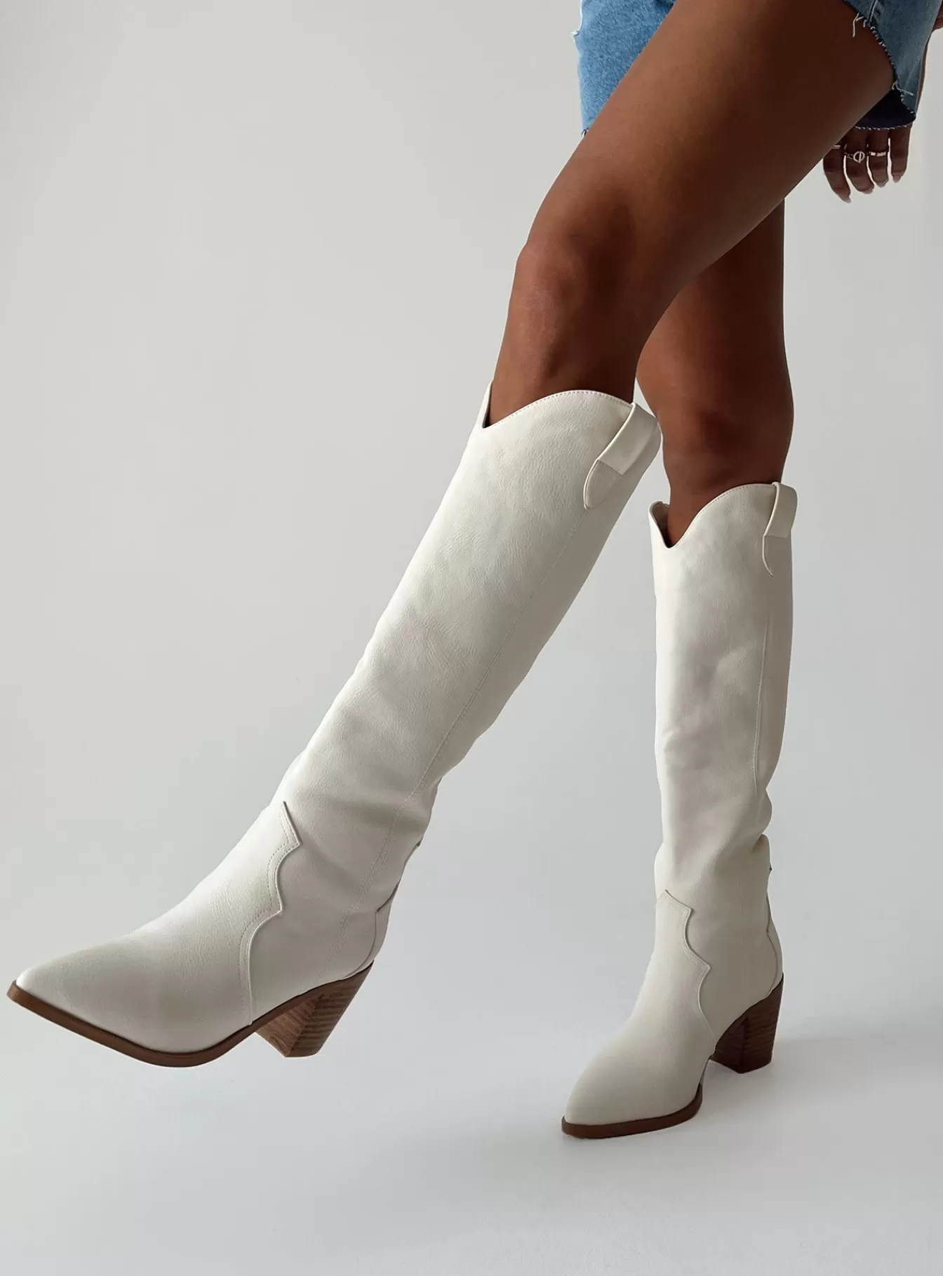 Princess Polly Boots | Billini Novena Boots Off White