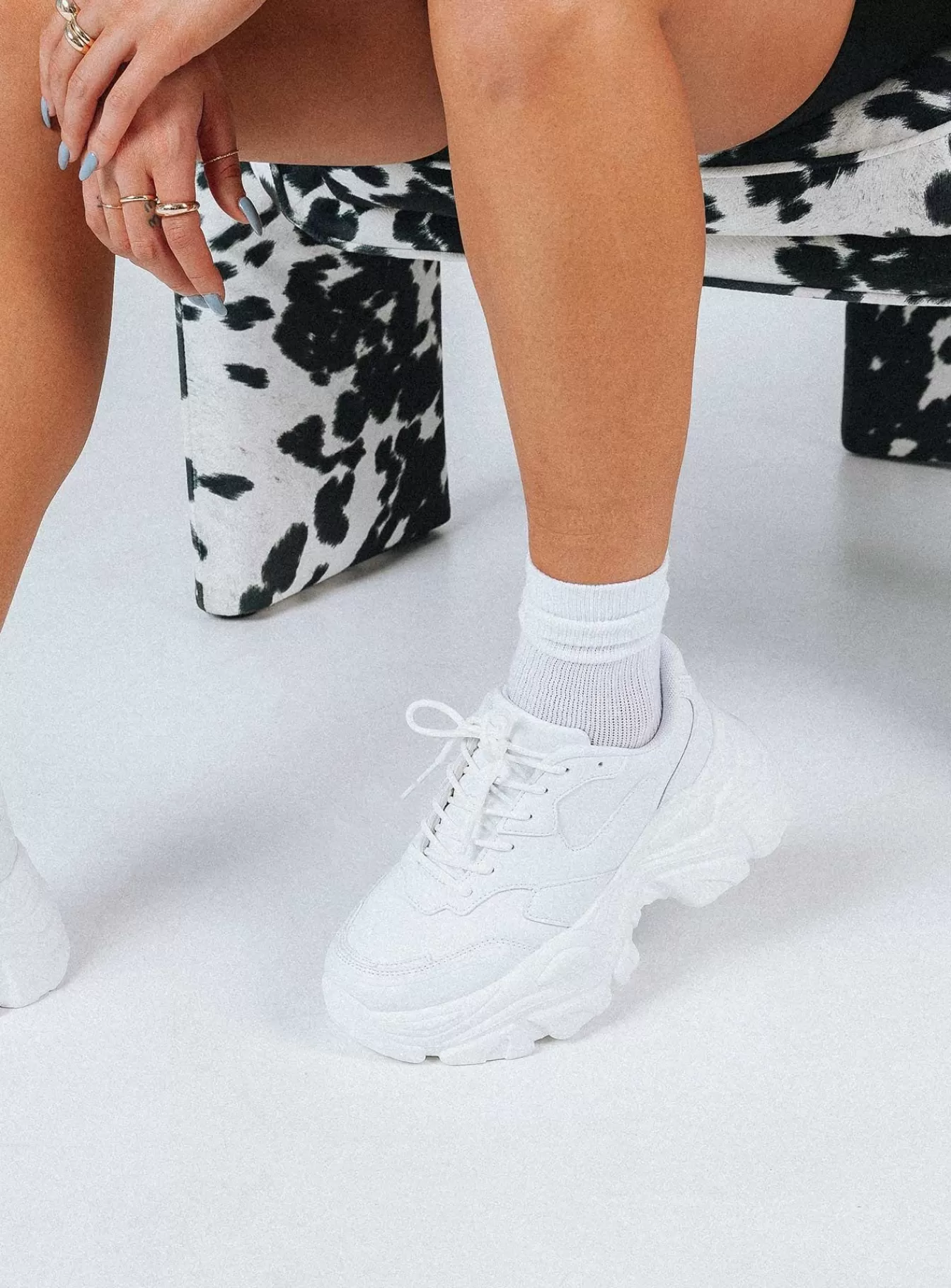 Princess Polly Sneakers | Blair Sneakers White
