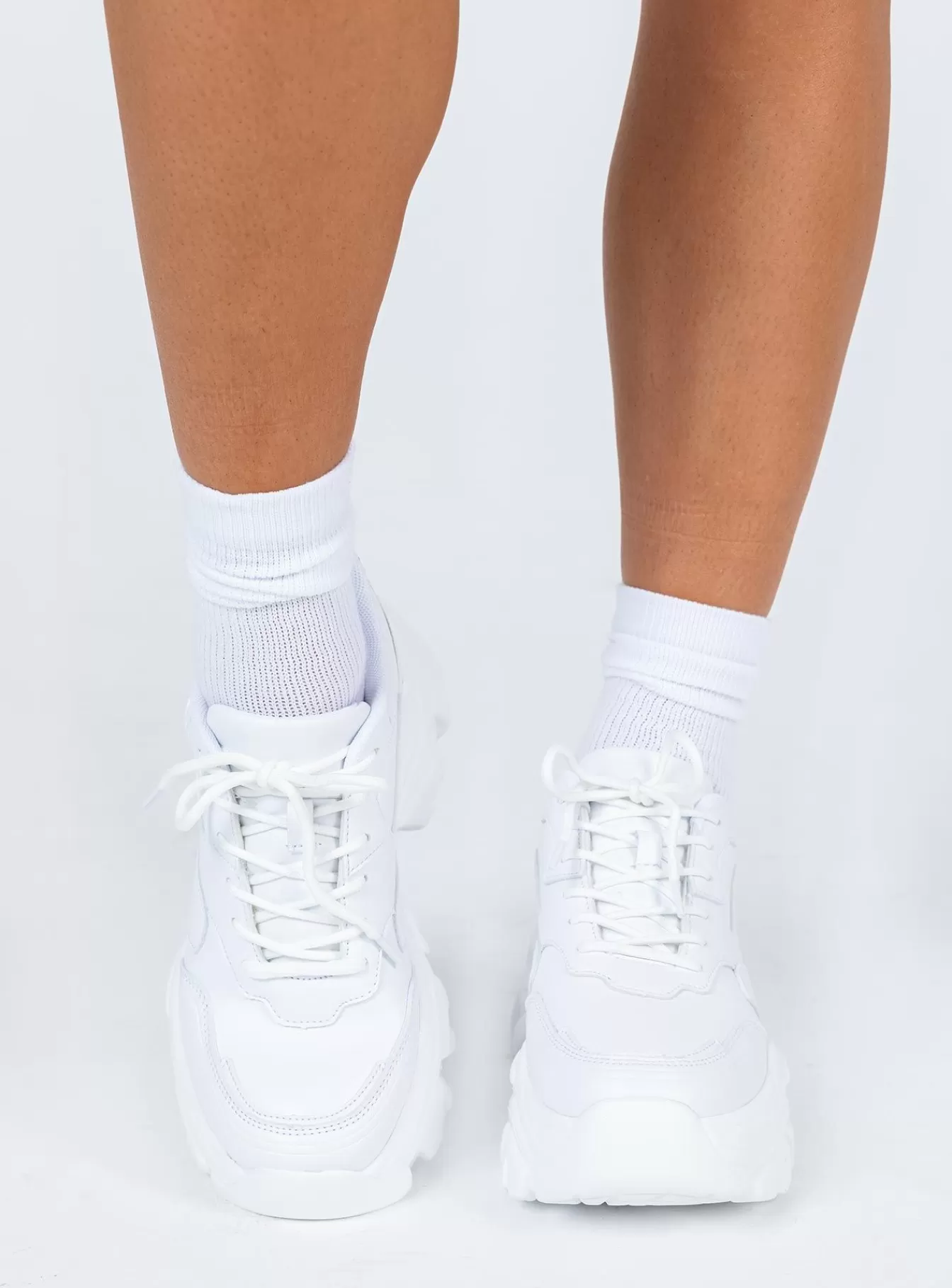 Princess Polly Sneakers | Blair Sneakers White