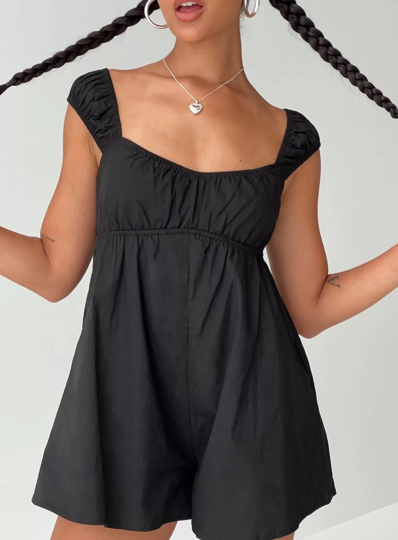 Princess Polly Rompers | Bridgid Romper Black