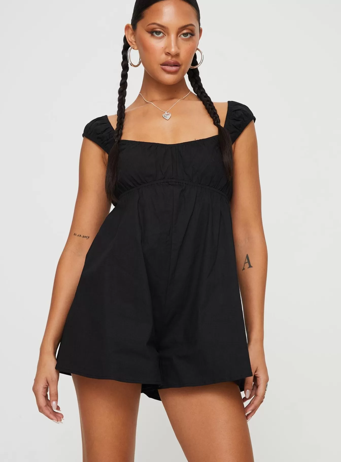 Princess Polly Rompers | Bridgid Romper Black