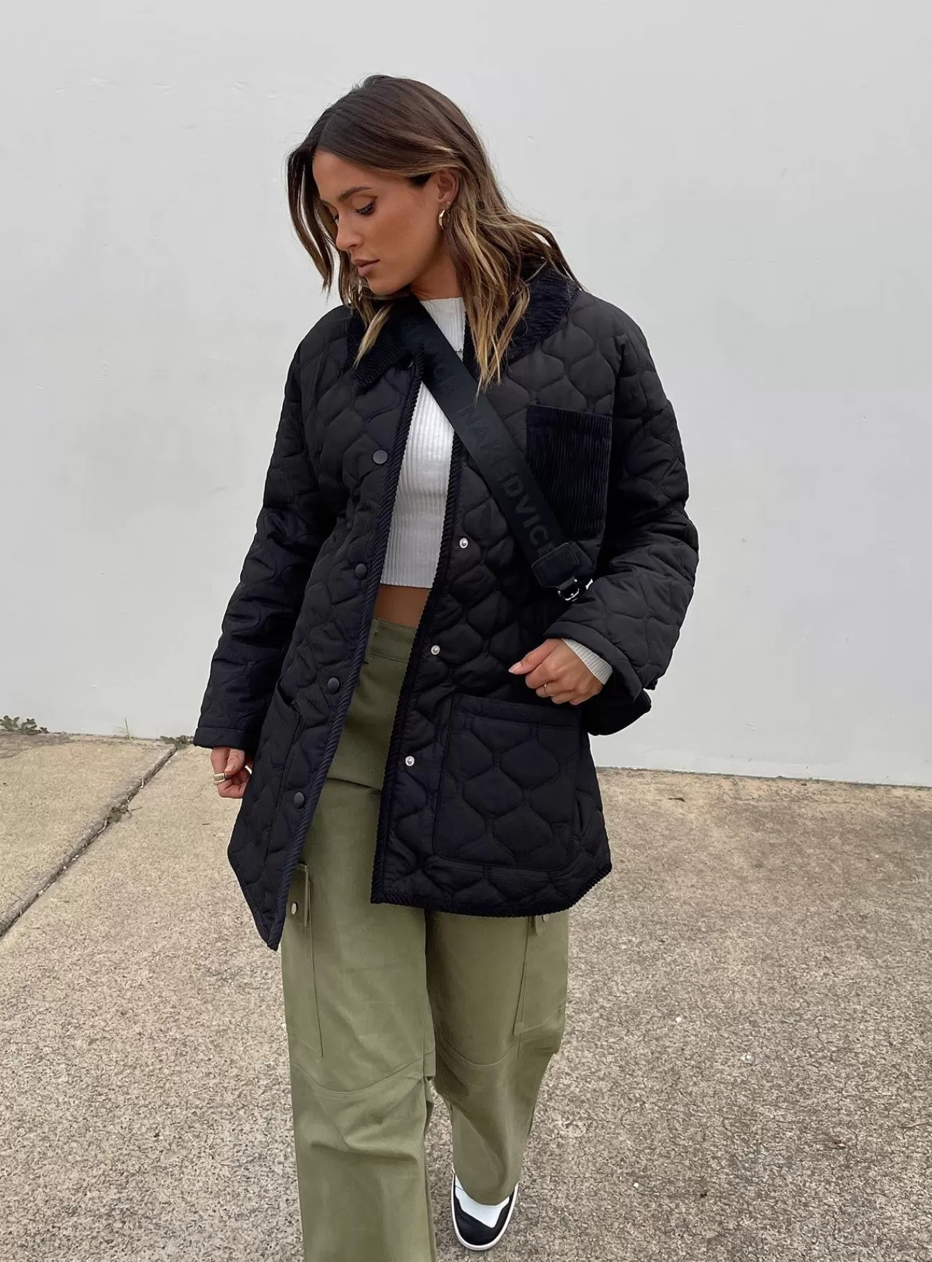 Princess Polly Puffer Jackets | Camari Quilter Jacket Black