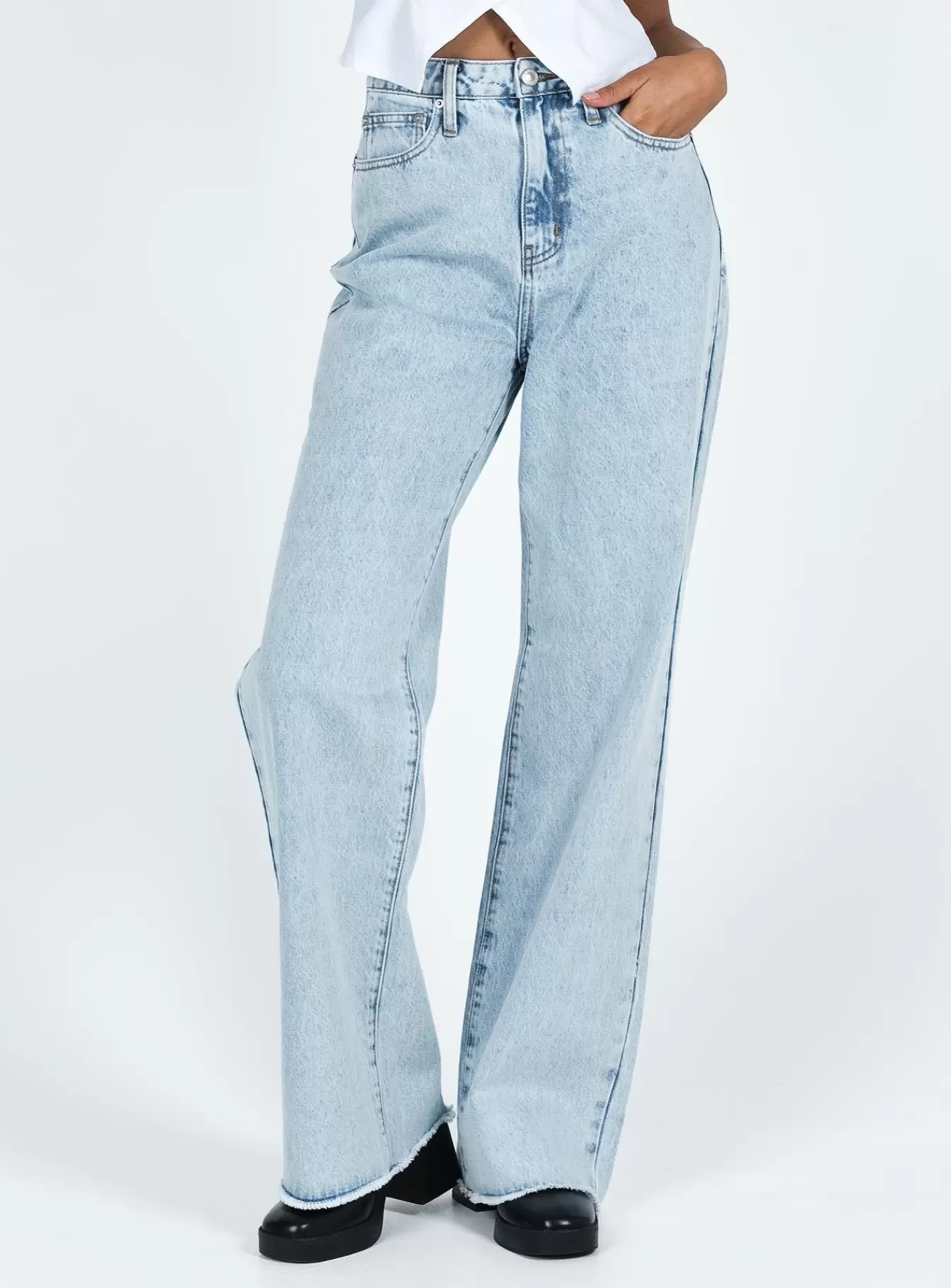 Princess Polly Jeans | Carey Denim Jeans Light Wash