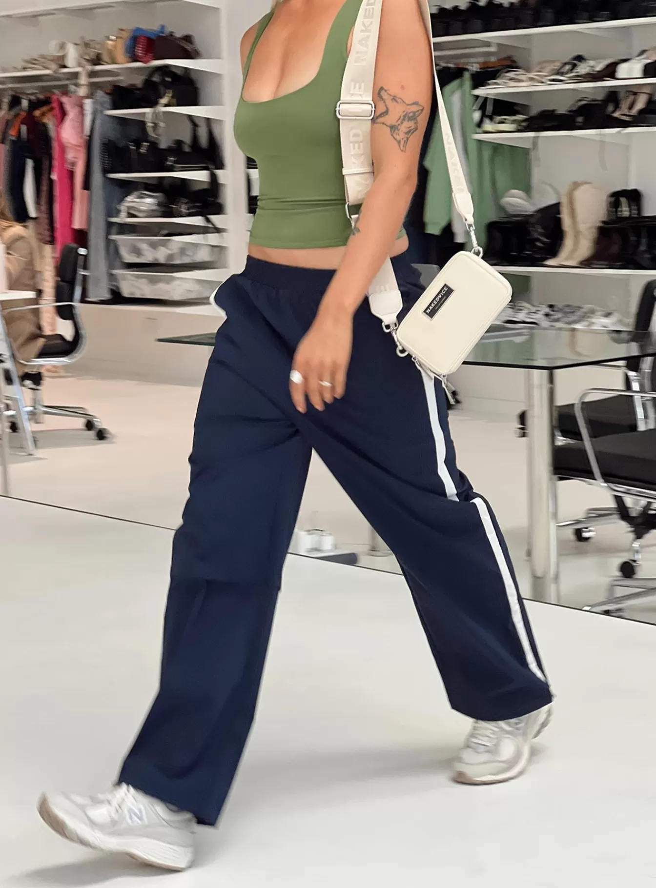 Princess Polly Pants | Cayman Pants Deep Navy / White Deep Navy/ White