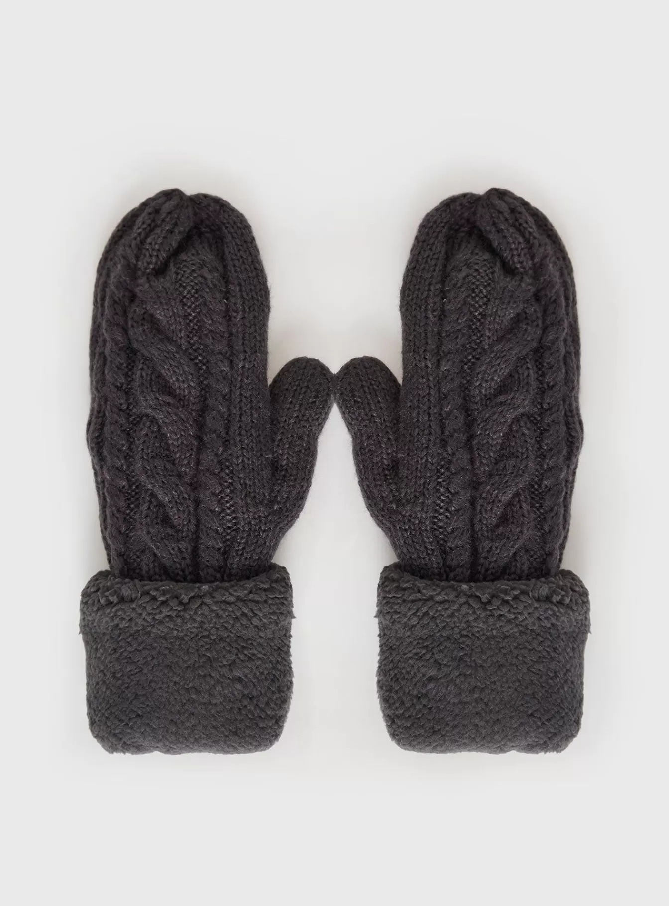 Princess Polly Specialty Items | Charel Mittens Charcoal