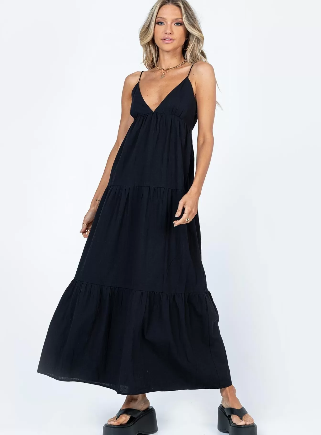 Princess Polly Maxi Dresses | Chelsea Maxi Dress Black