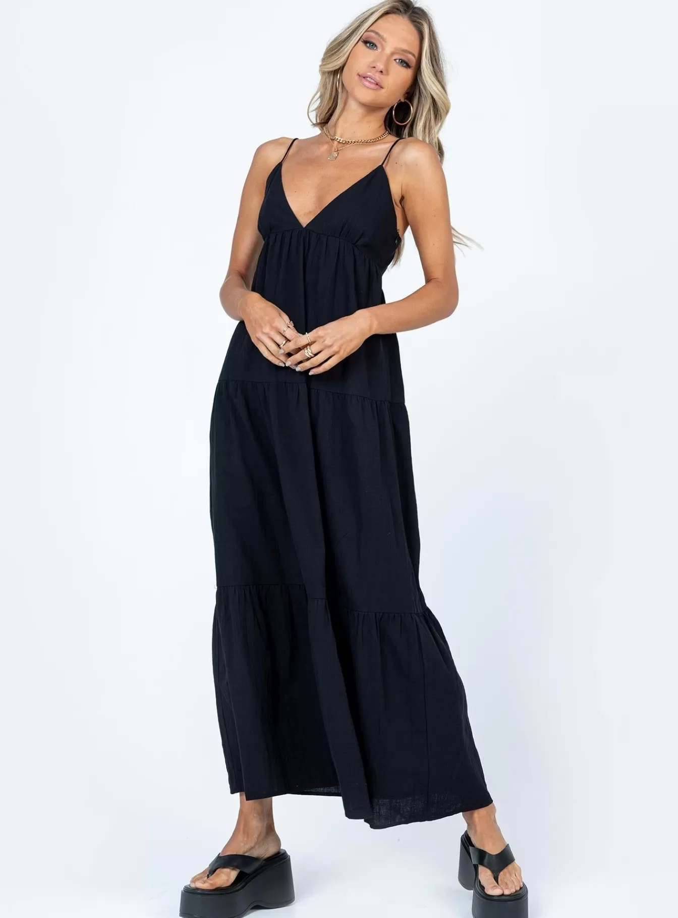 Princess Polly Maxi Dresses | Chelsea Maxi Dress Black
