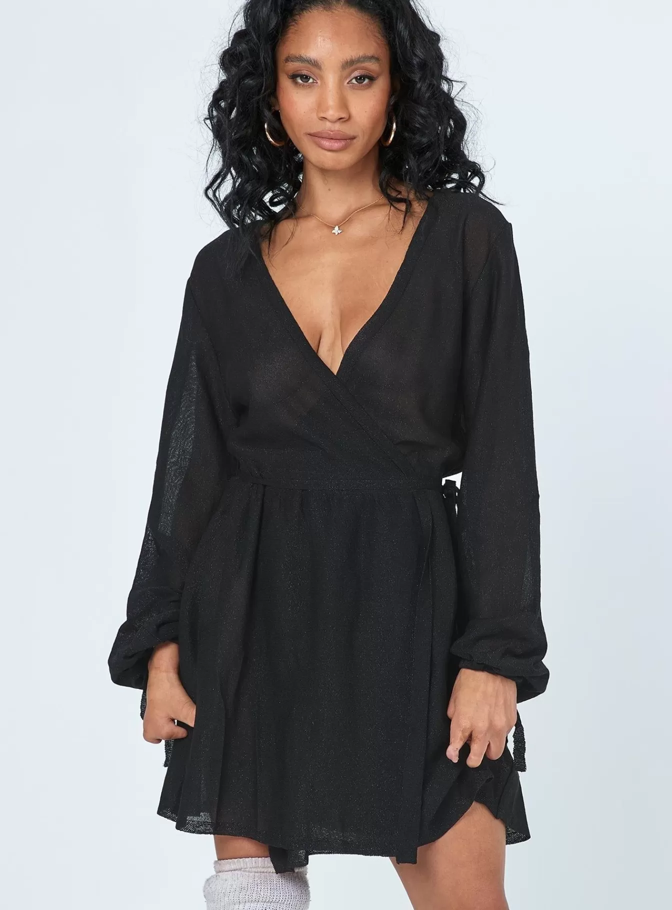 Princess Polly Mini Dresses | Chiara Mini Dress Black