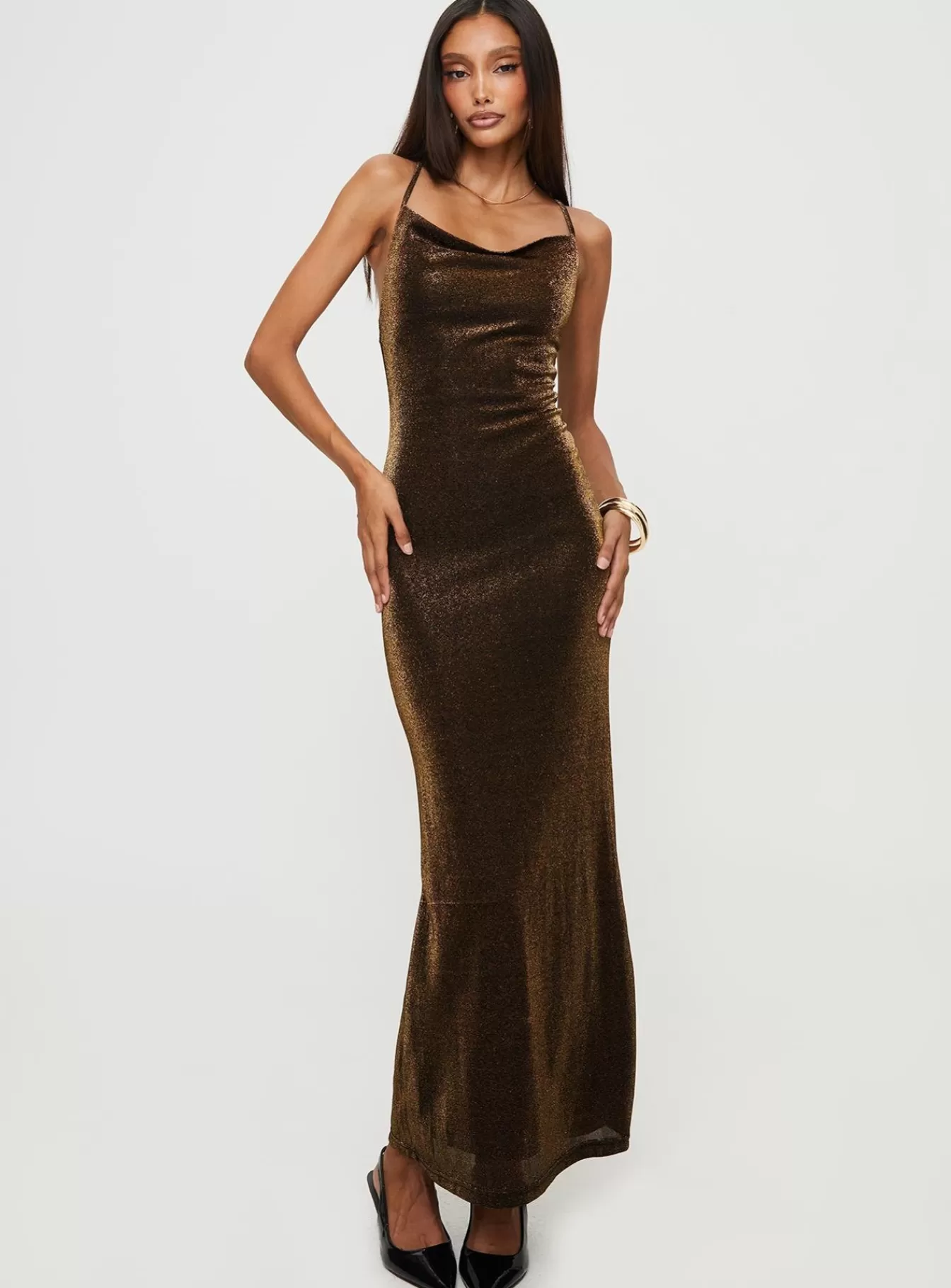 Princess Polly Maxi Dresses | Cleever Maxi Dress Brown